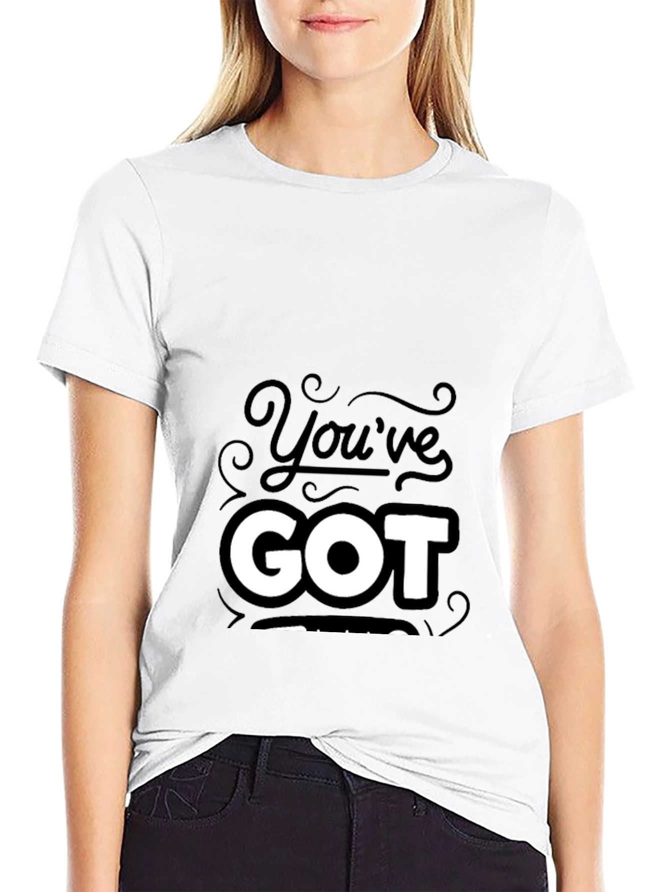 Youve Got This Black Graphic Tee