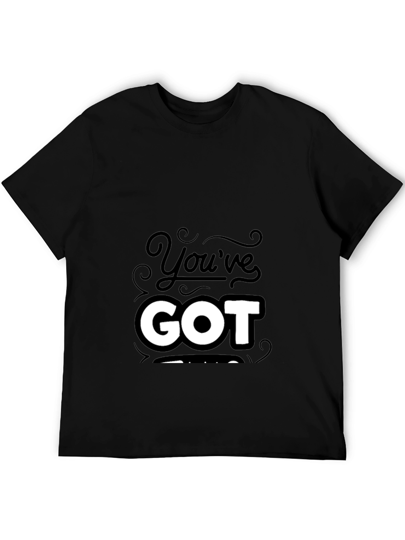 Youve Got This Black Graphic Tee