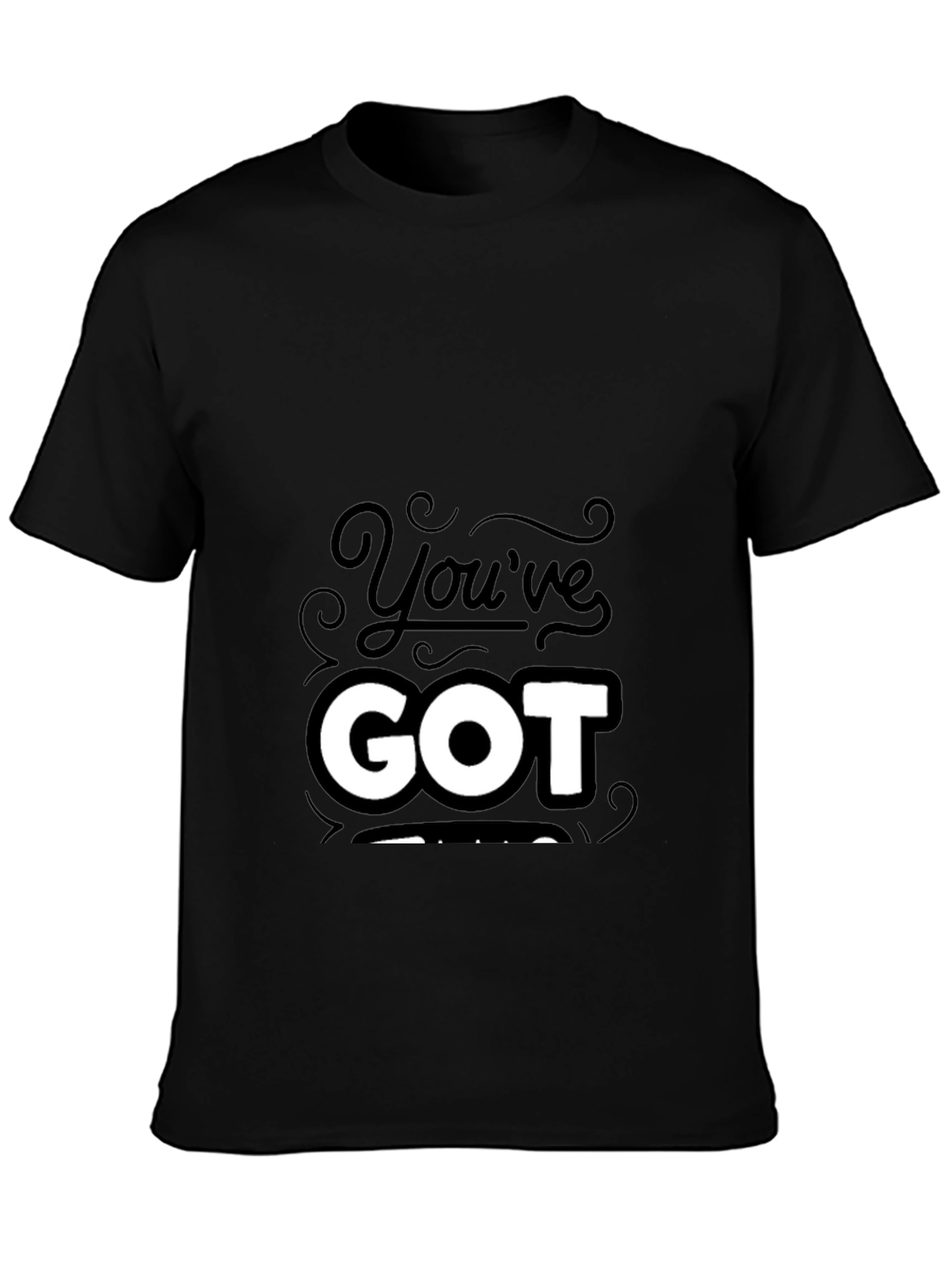 Youve Got This Black Graphic Tee