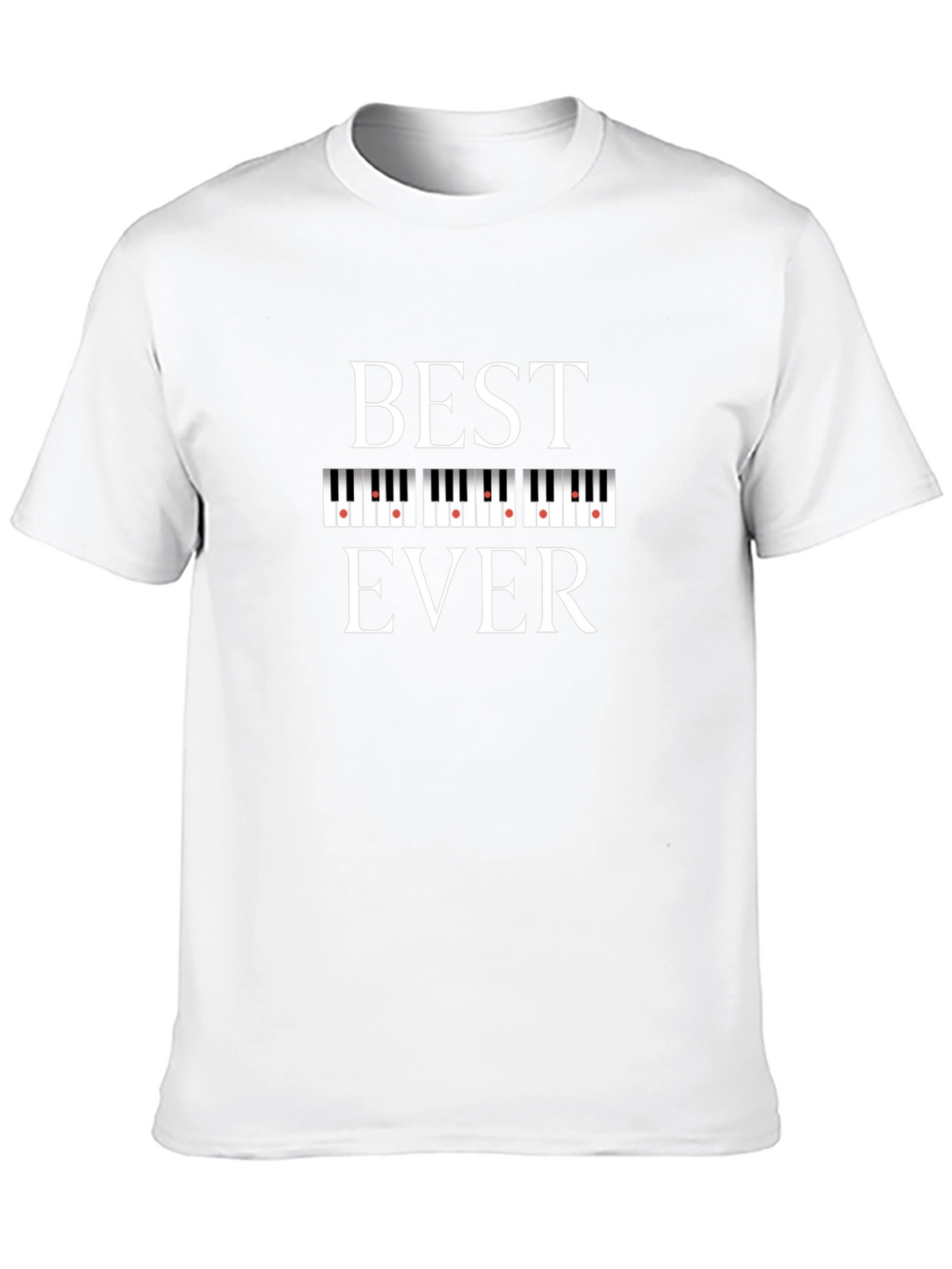 Best Ever Piano Keys T-Shirt Music Lover Gift