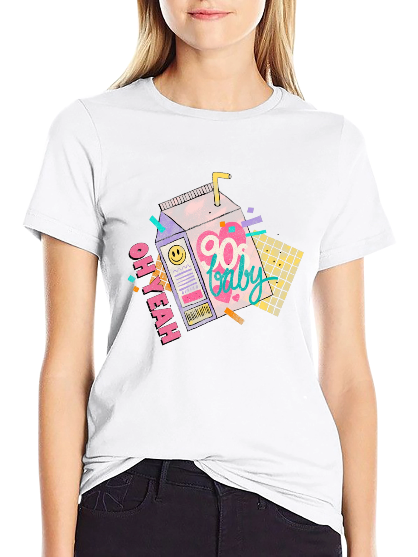 90s Baby Graphic Tee - Retro Nostalgia