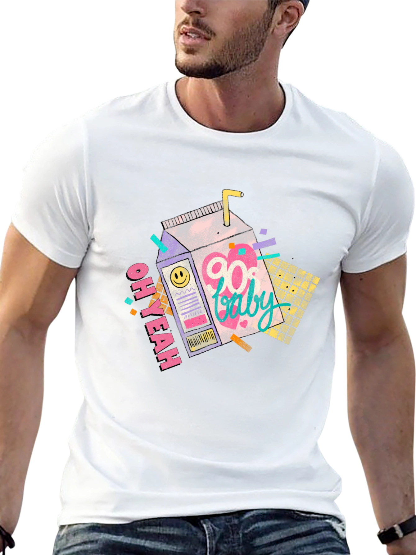 90s Baby Graphic Tee - Retro Nostalgia