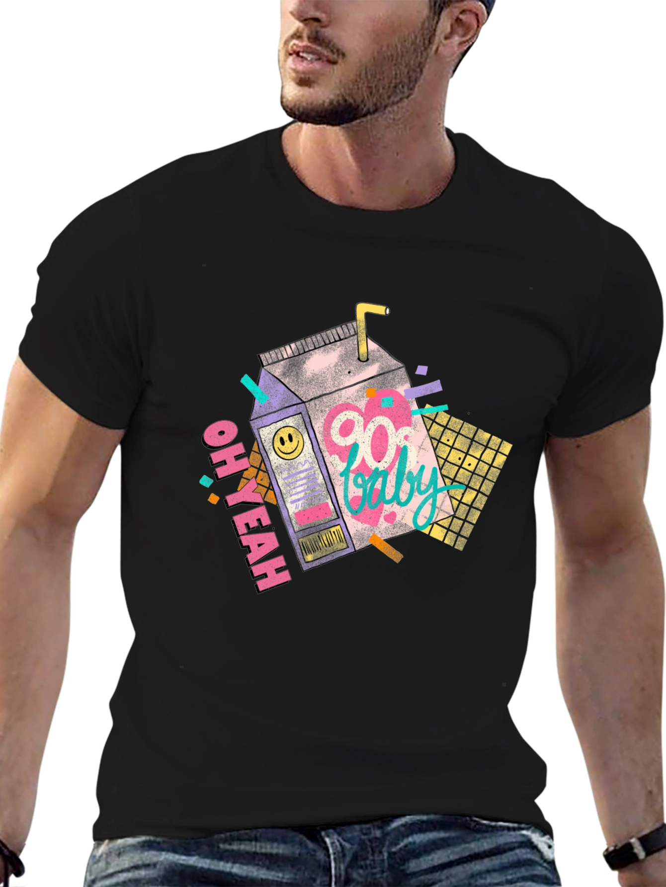 90s Baby Graphic Tee - Retro Nostalgia
