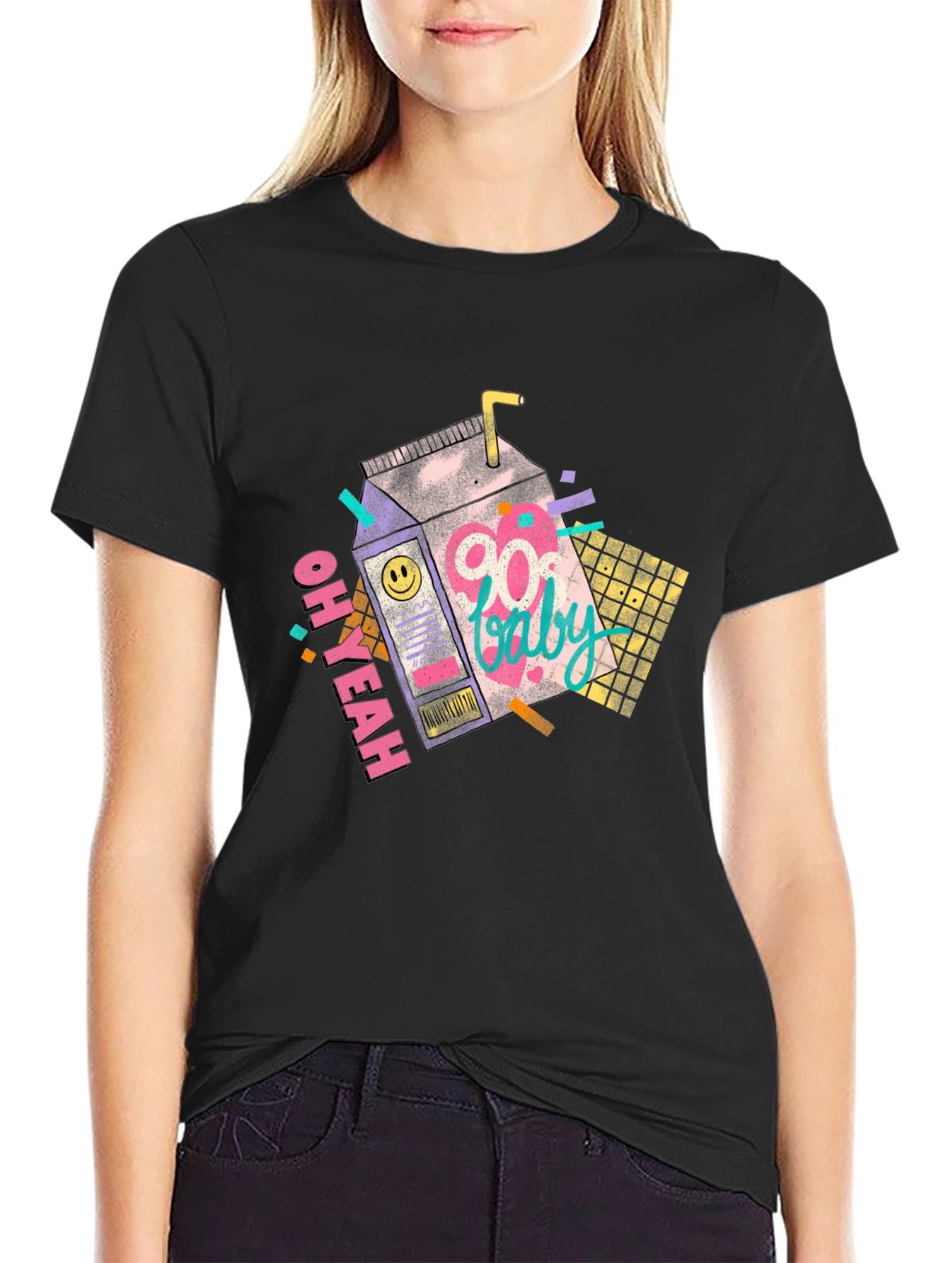90s Baby Graphic Tee - Retro Nostalgia