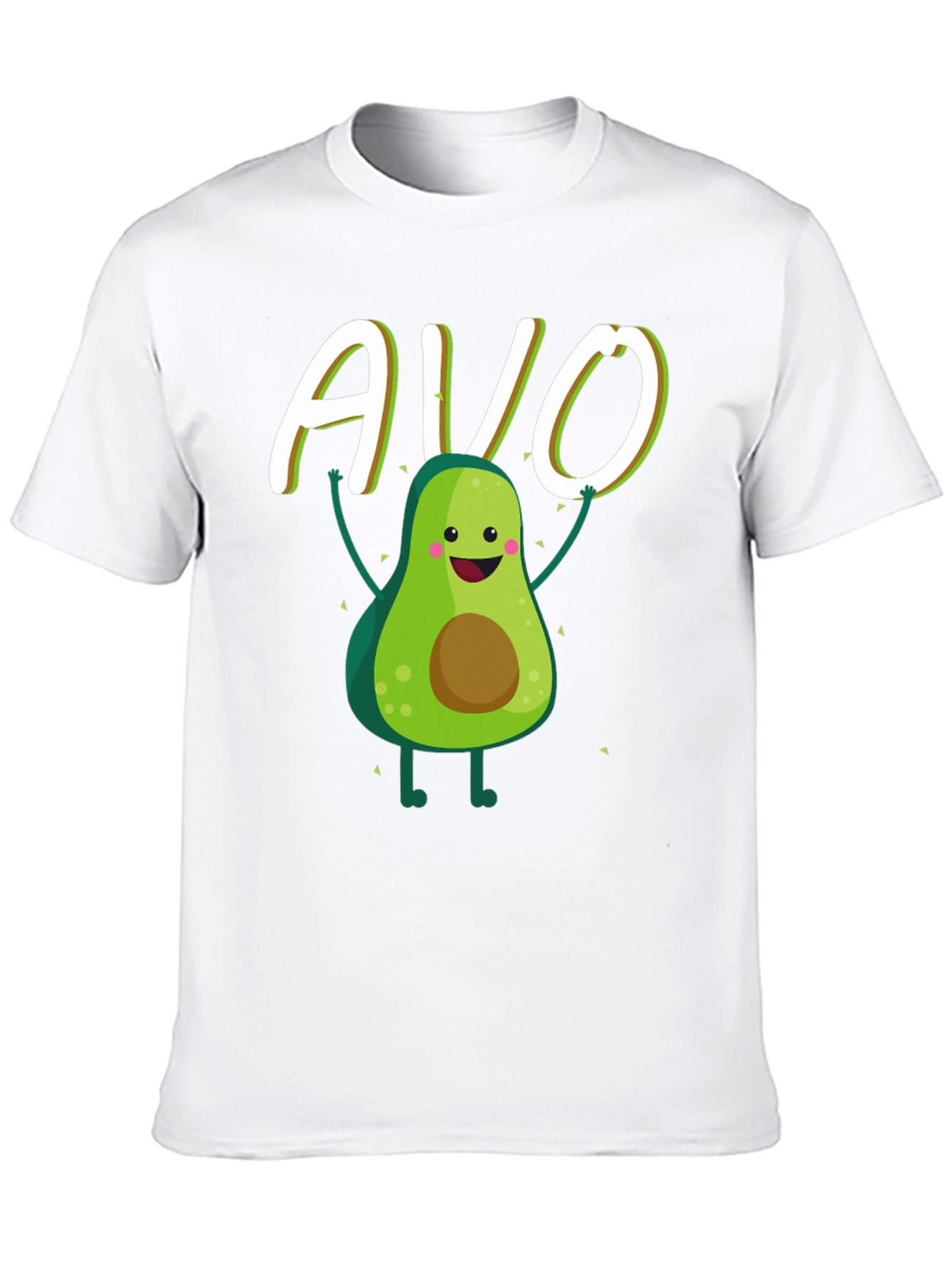 Cute Avocado Graphic T-Shirt