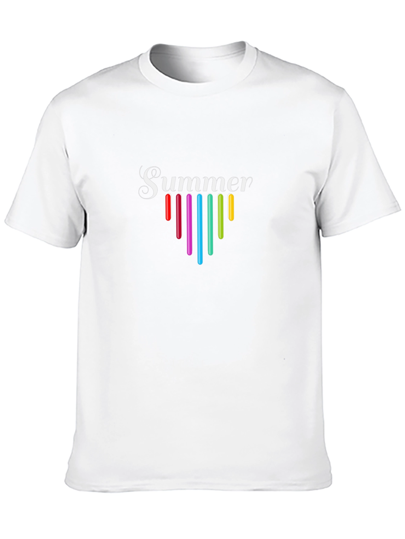 Summer Graphic T-Shirt - Casual Black Tee
