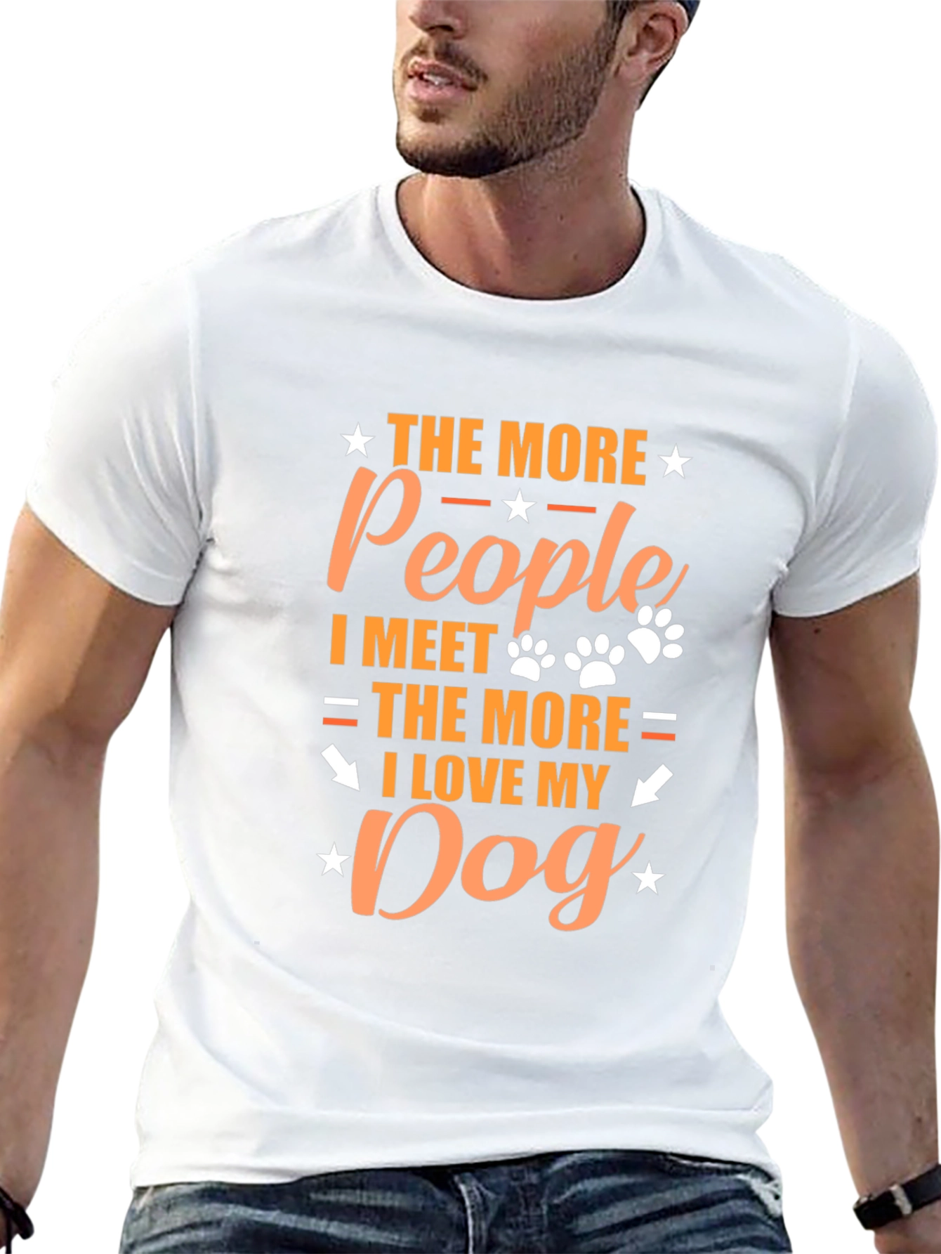 The More People I Meet Dog Lover T-Shirt