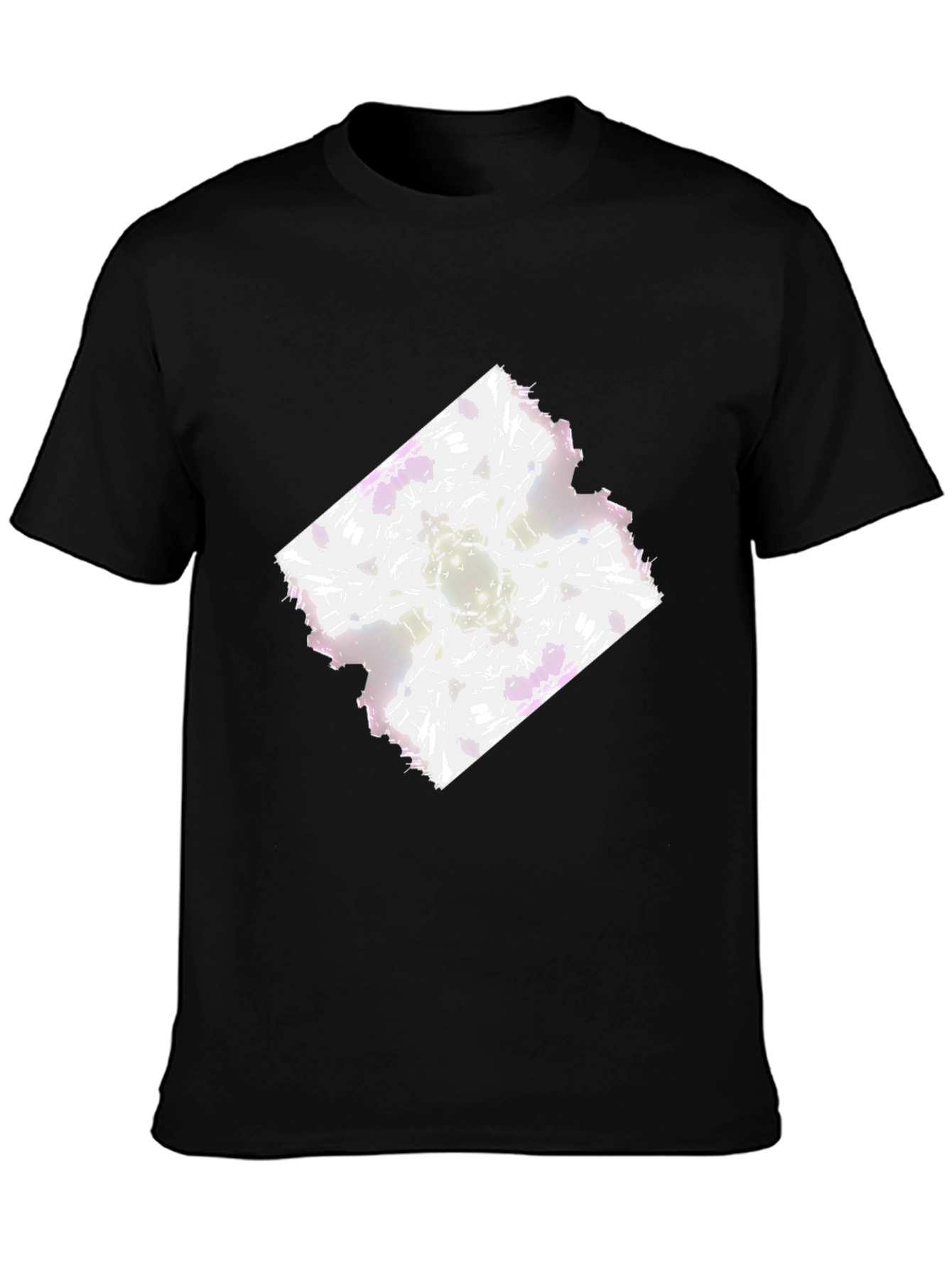 Abstract Art Graphic Tee - Modern Black T-Shirt