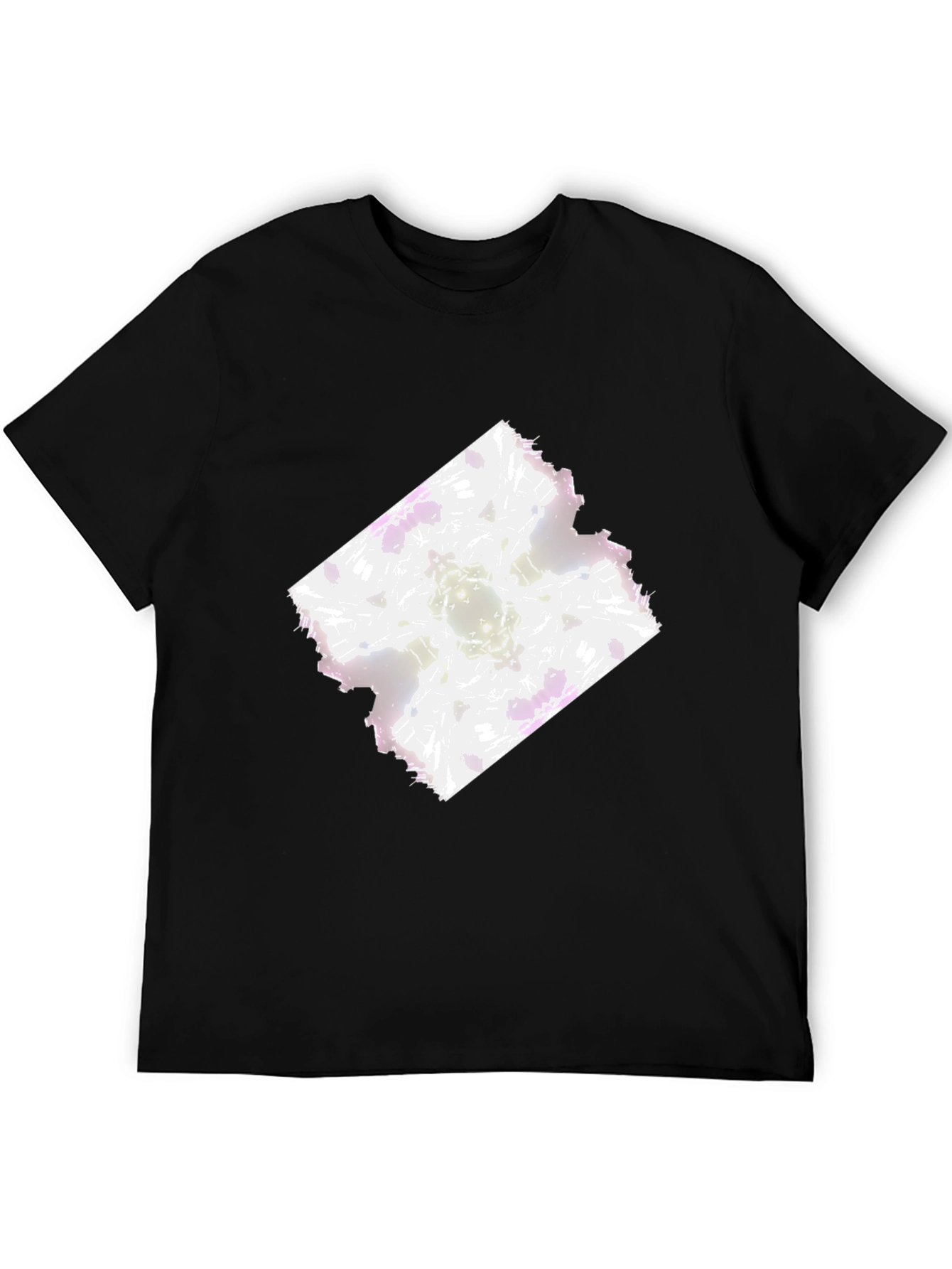 Abstract Art Graphic Tee - Modern Black T-Shirt