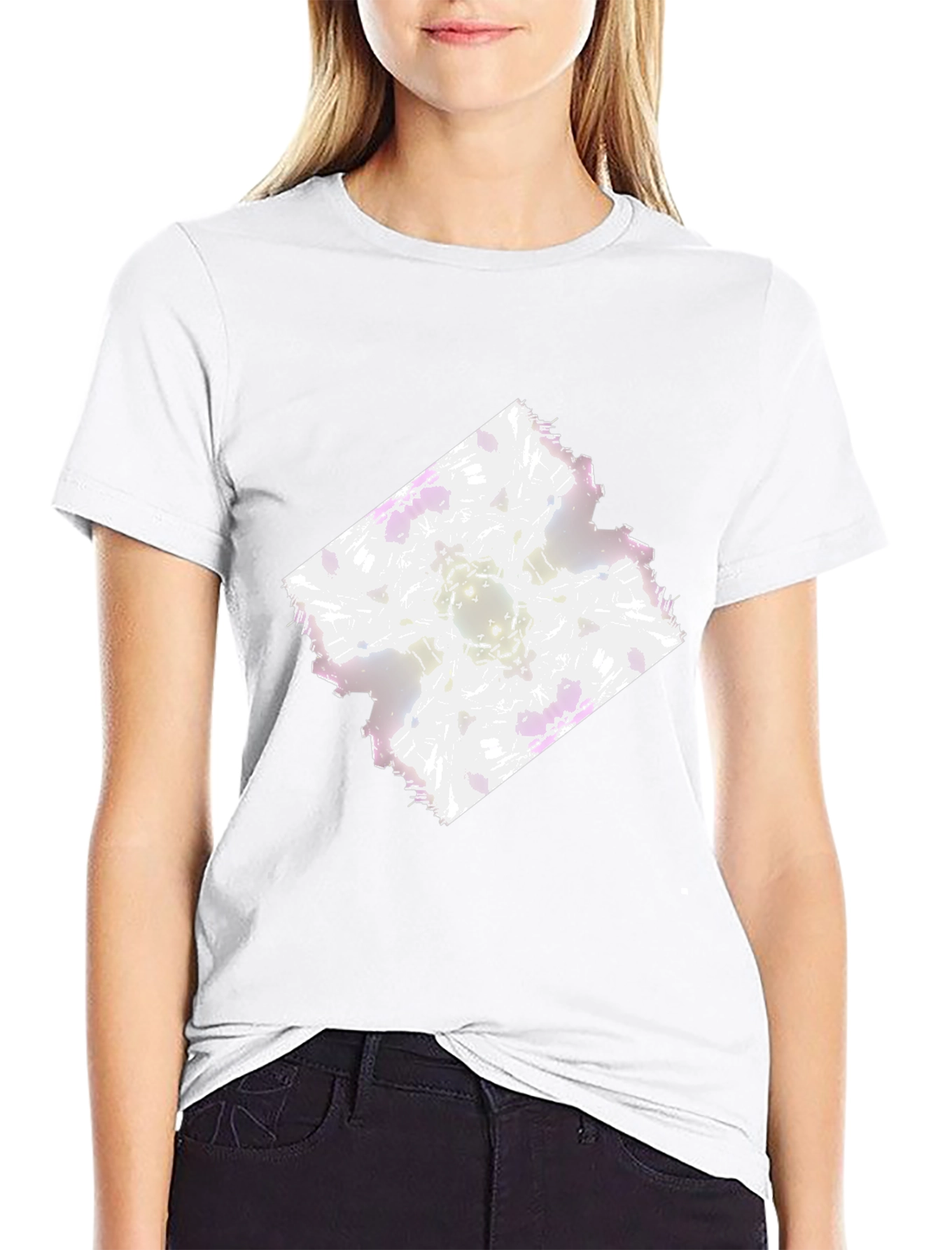 Abstract Art Graphic Tee - Modern Black T-Shirt