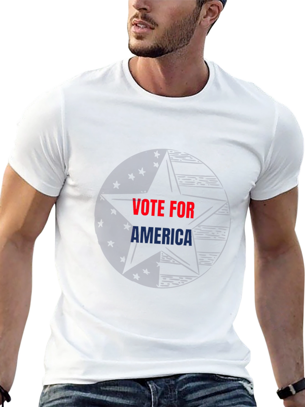 Vote for America T-Shirt - Patriotic Pride
