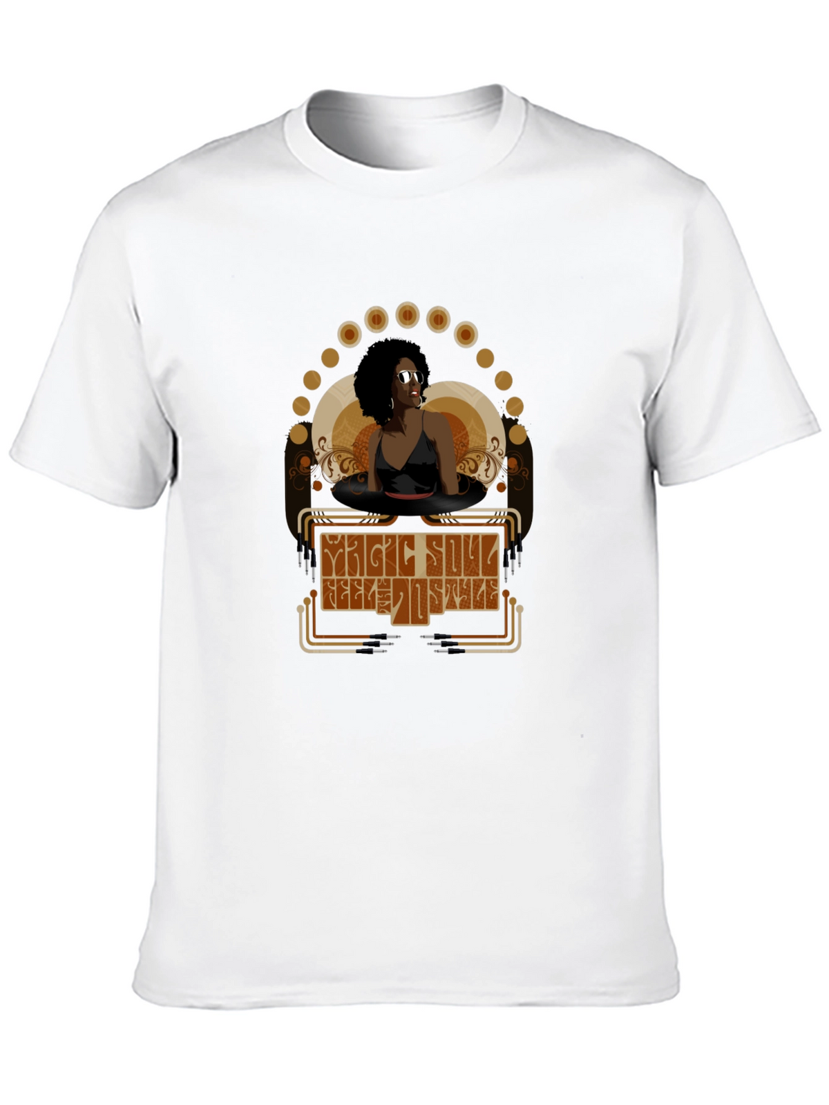 Magic Soul Retro Style Graphic T-Shirt