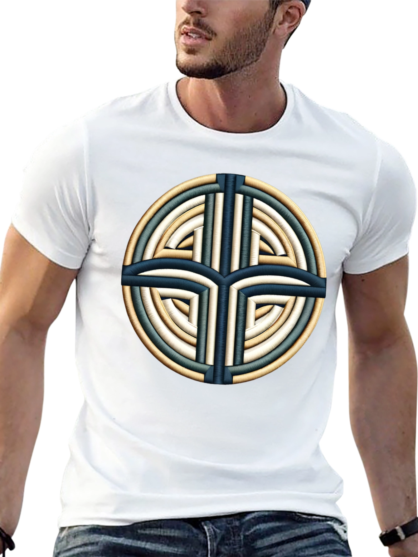 Celtic Knot Design Black T-Shirt