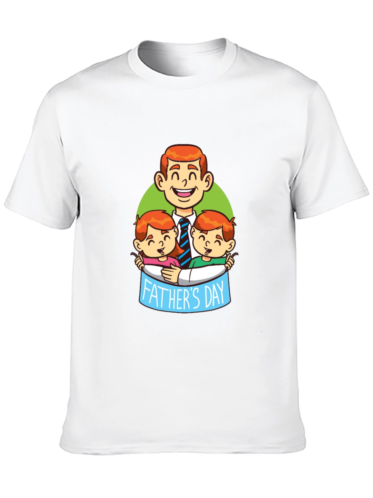 Fathers Day Cartoon Graphic T-Shirt