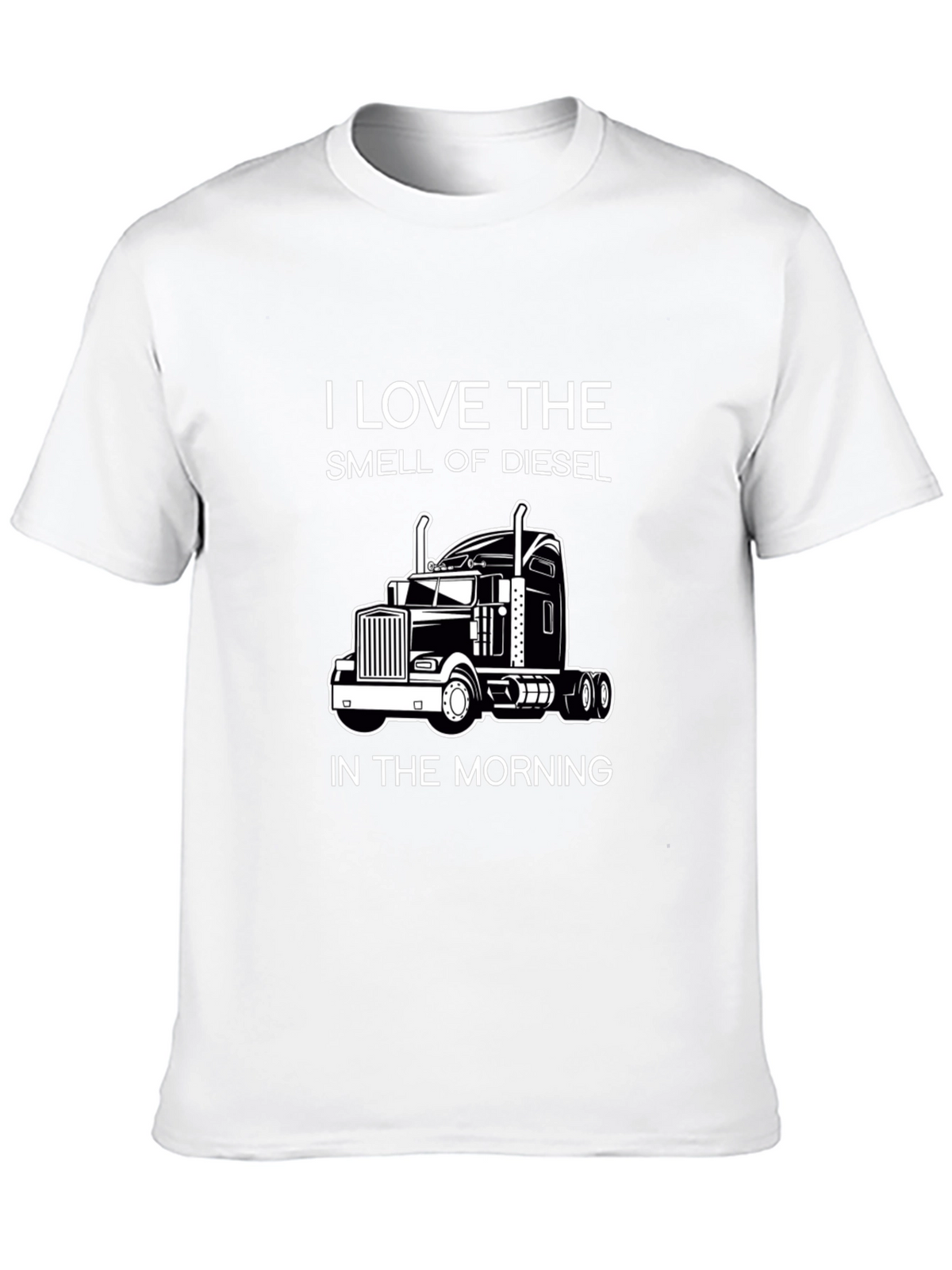 I Love The Smell of Diesel Trucker Tee