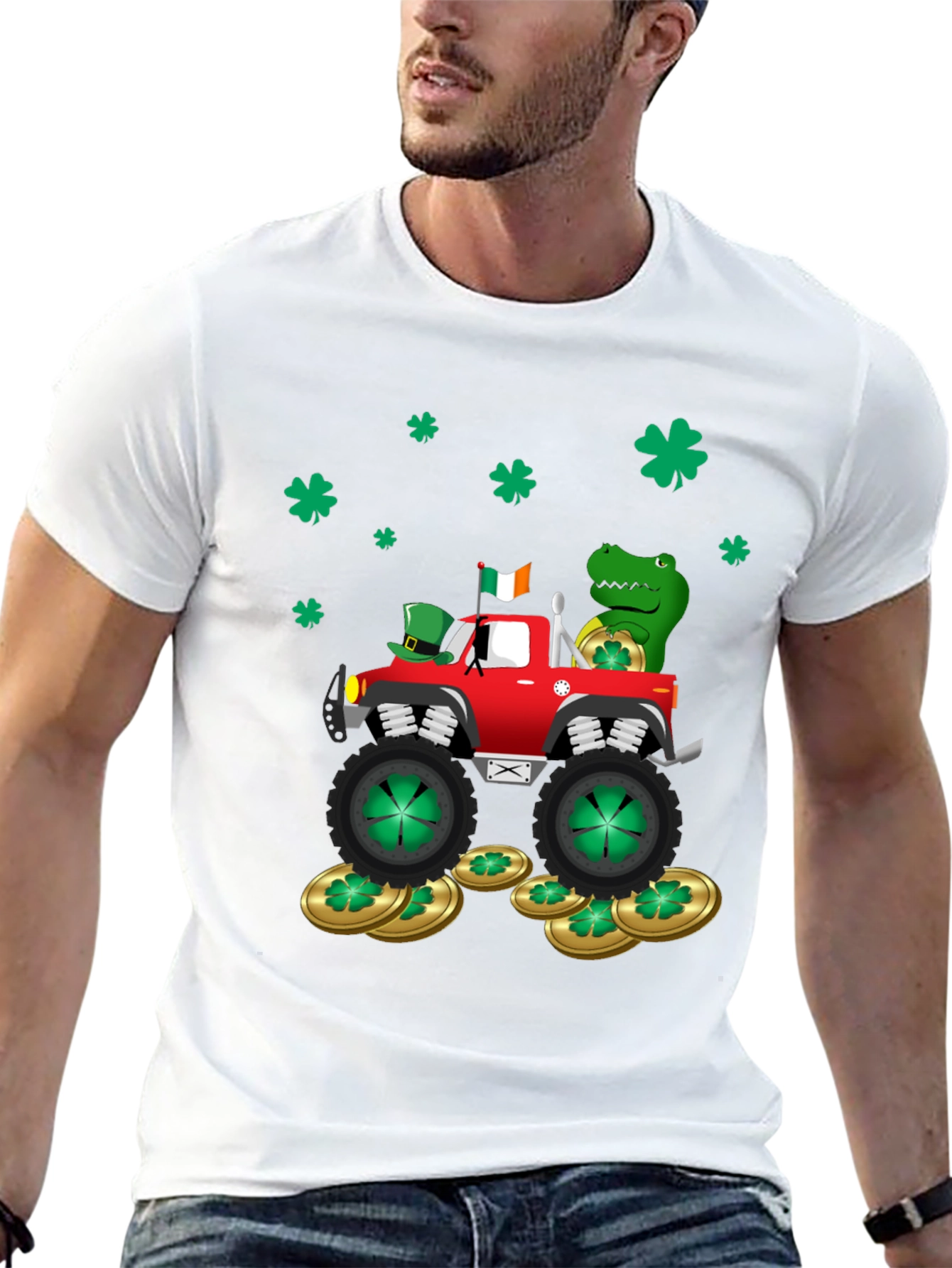 St. Patricks Day Monster Truck T-Shirt