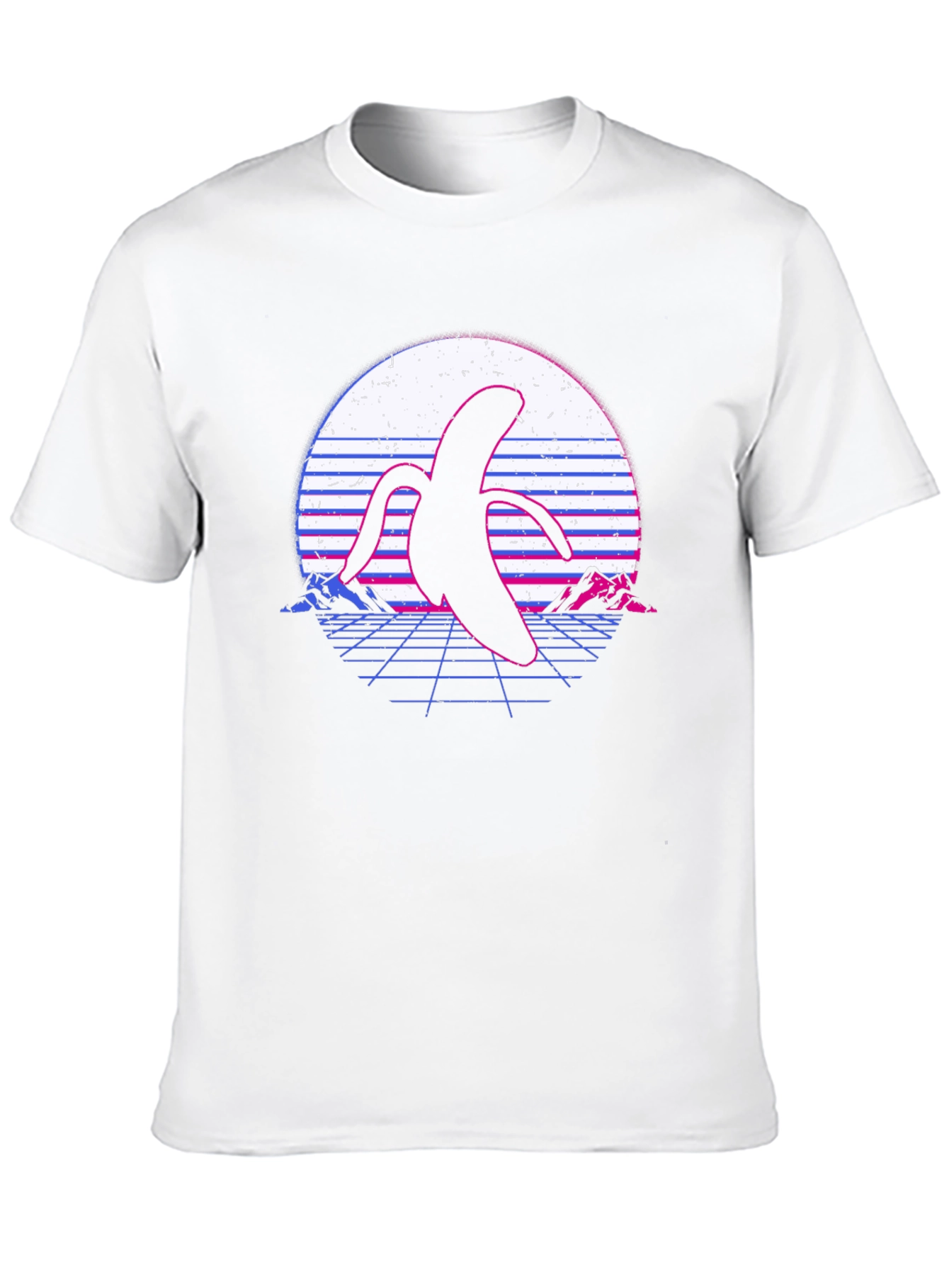 Retro Banana T-Shirt - Synthwave Design
