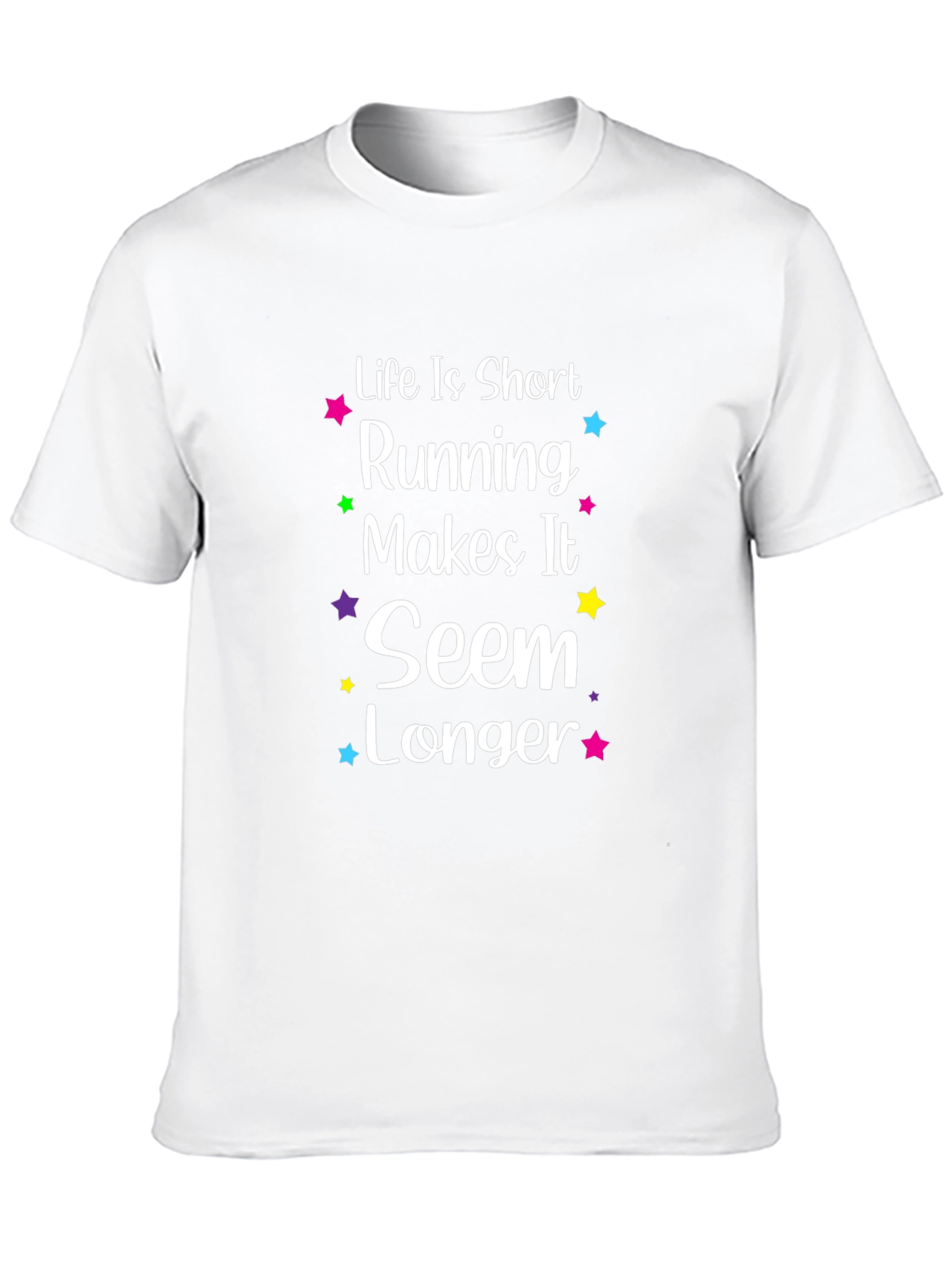 Running Makes It Seem Longer Graphic T-Shirt