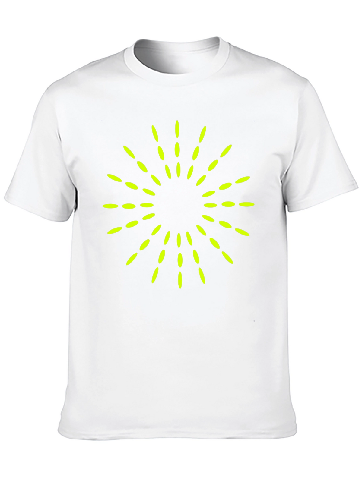 Modern Graphic Tee - Burst Design Black