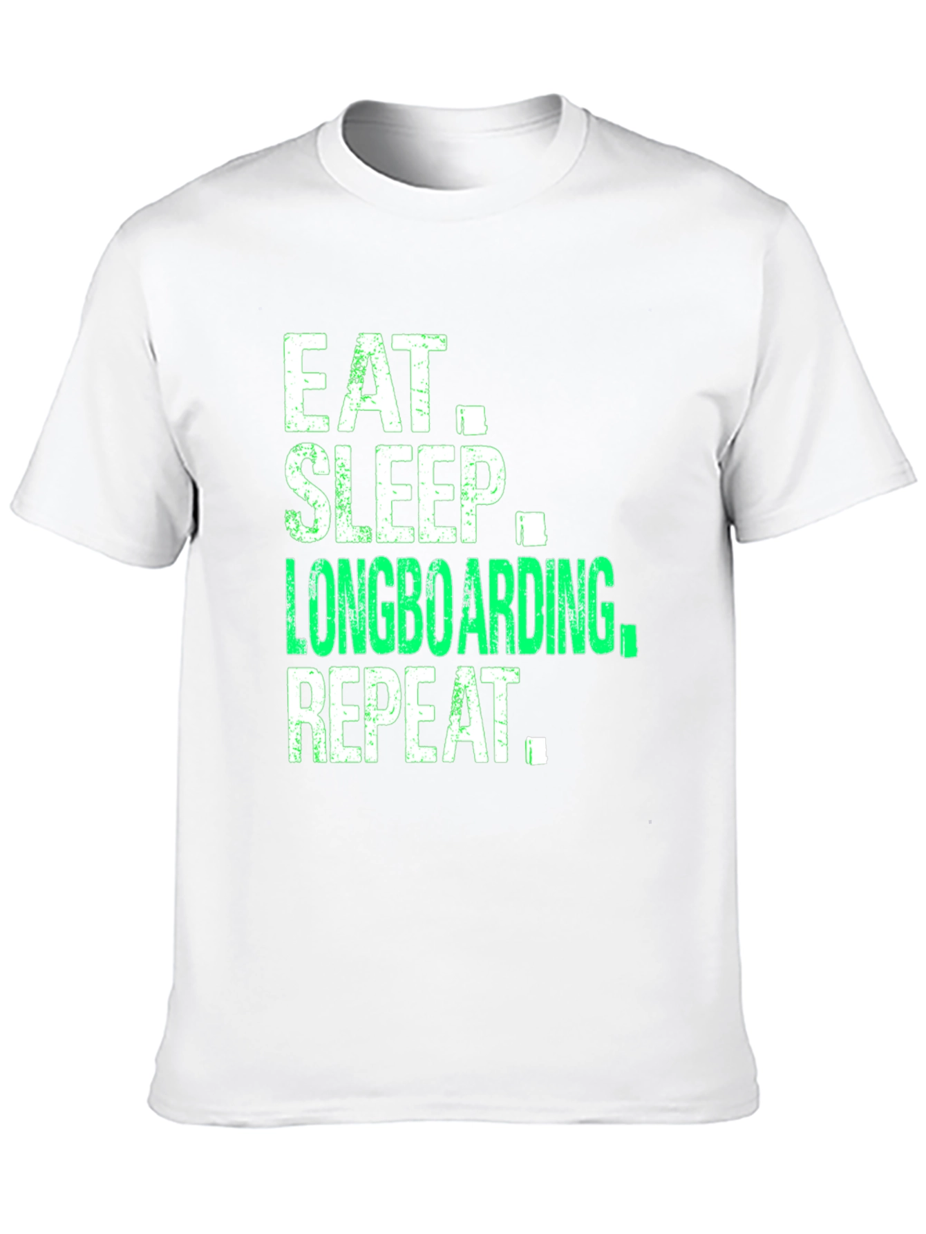Eat Sleep Longboarding Repeat Graphic Tee