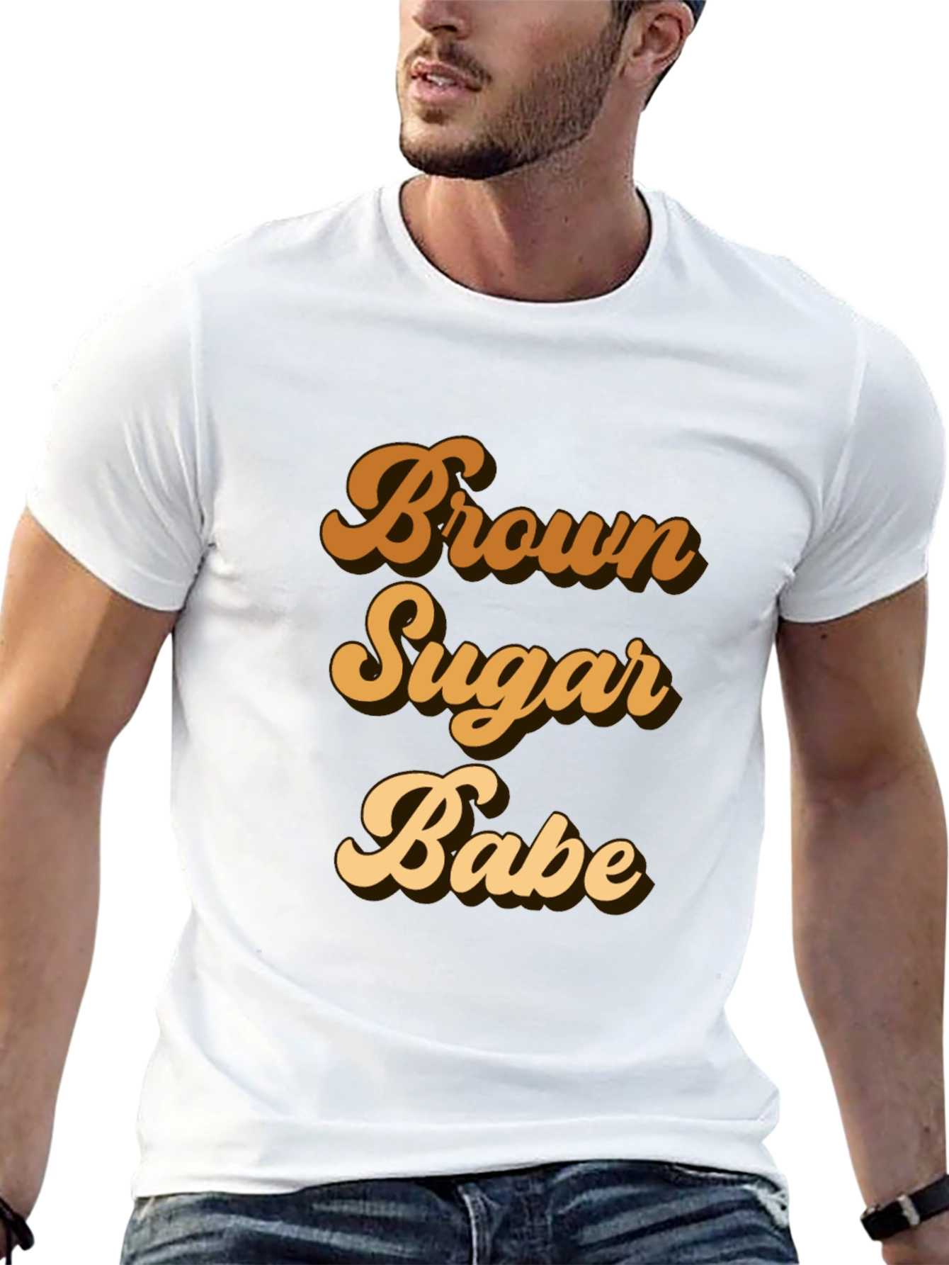 Brown Sugar Babe Black T-Shirt