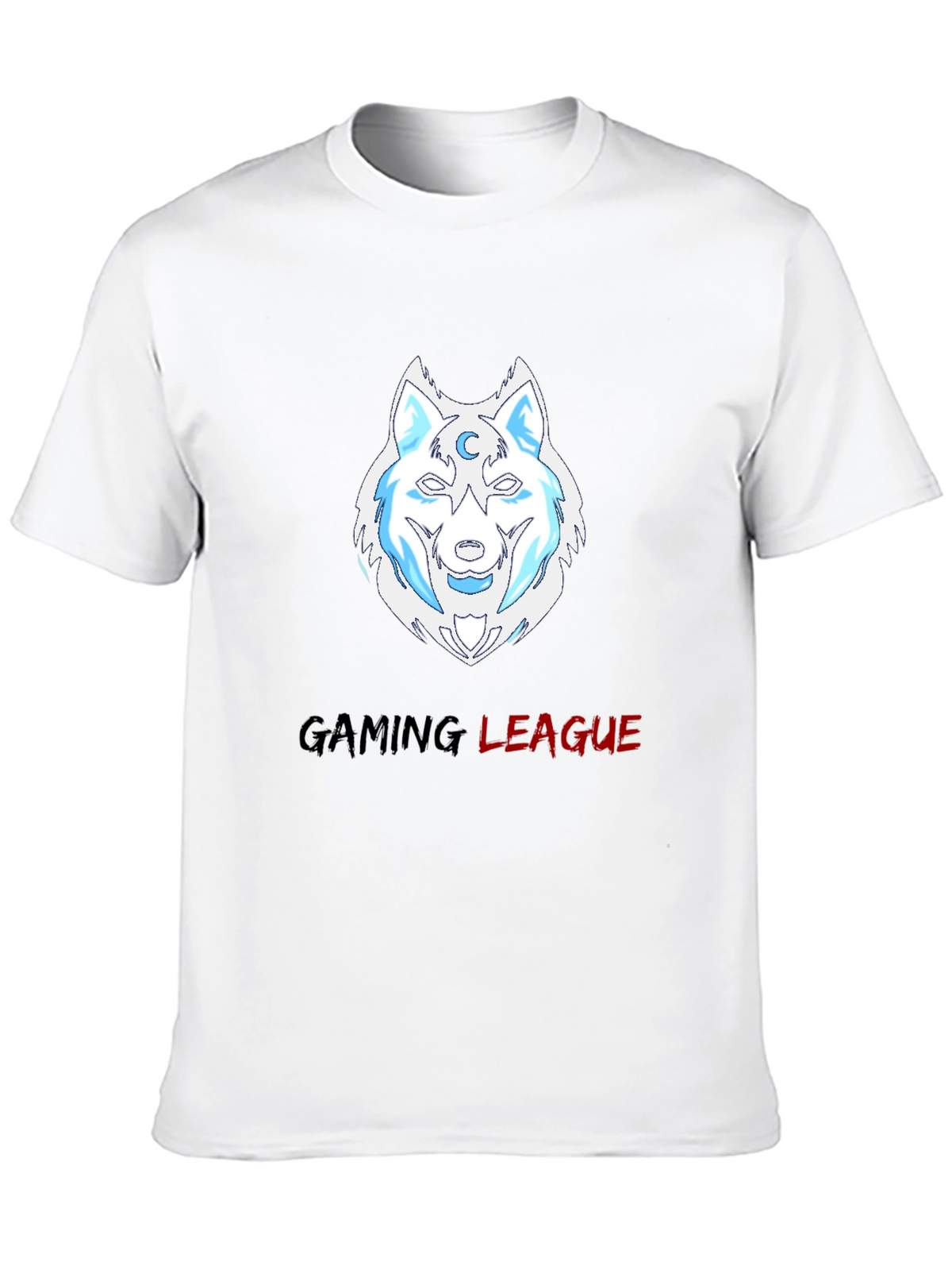 Gaming League Wolf T-Shirt - Cool Gamer Tee