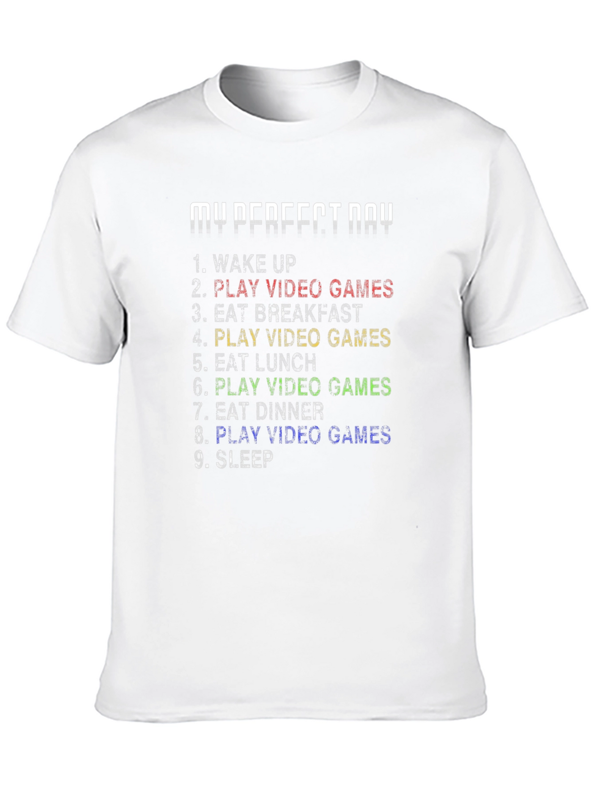 My Perfect Day Video Game T-Shirt