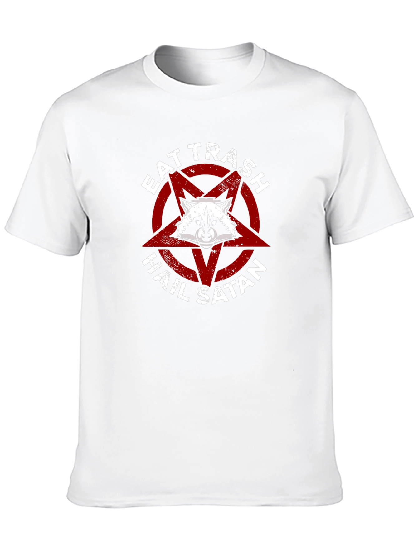 Eat Trash Hail Satan Graphic T-Shirt