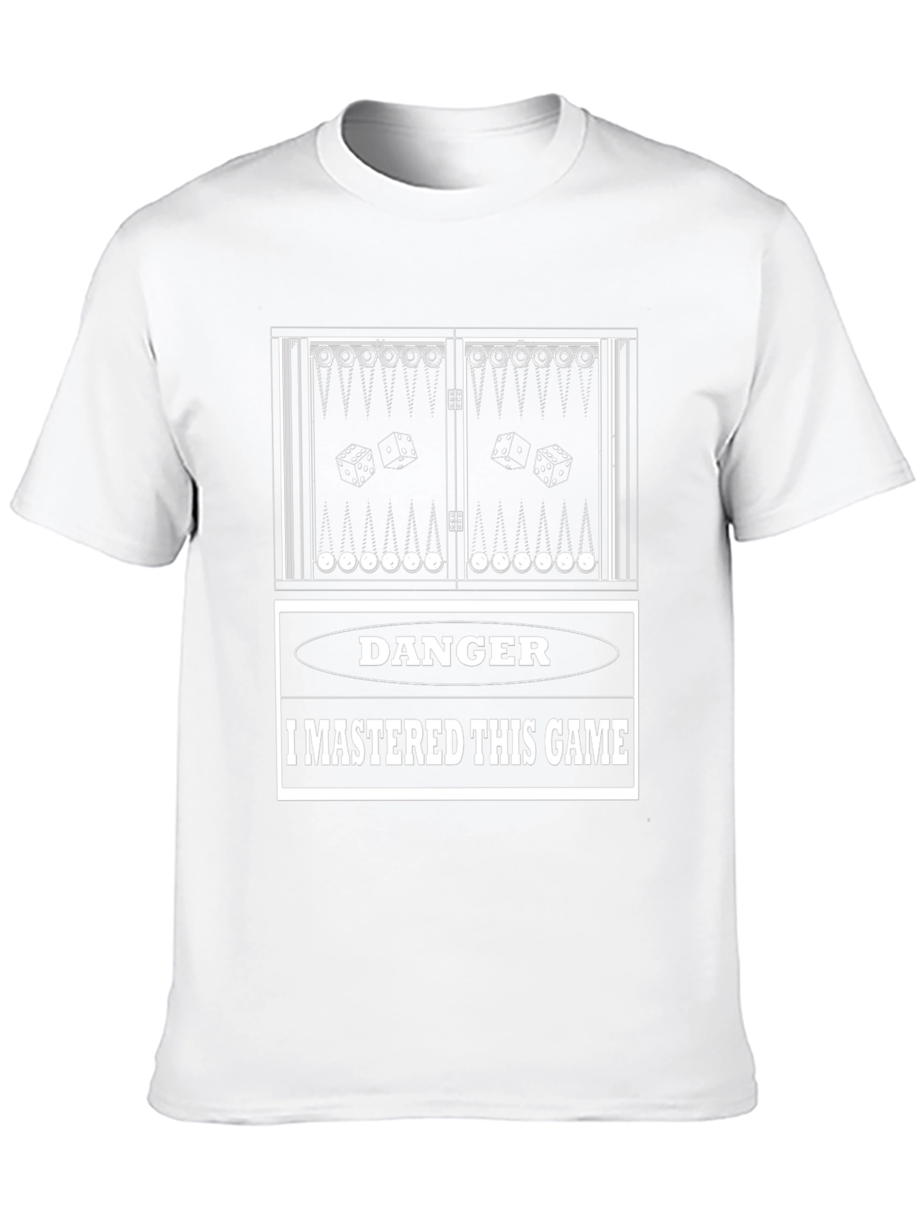 Danger I Mastered This Game Backgammon T-Shirt