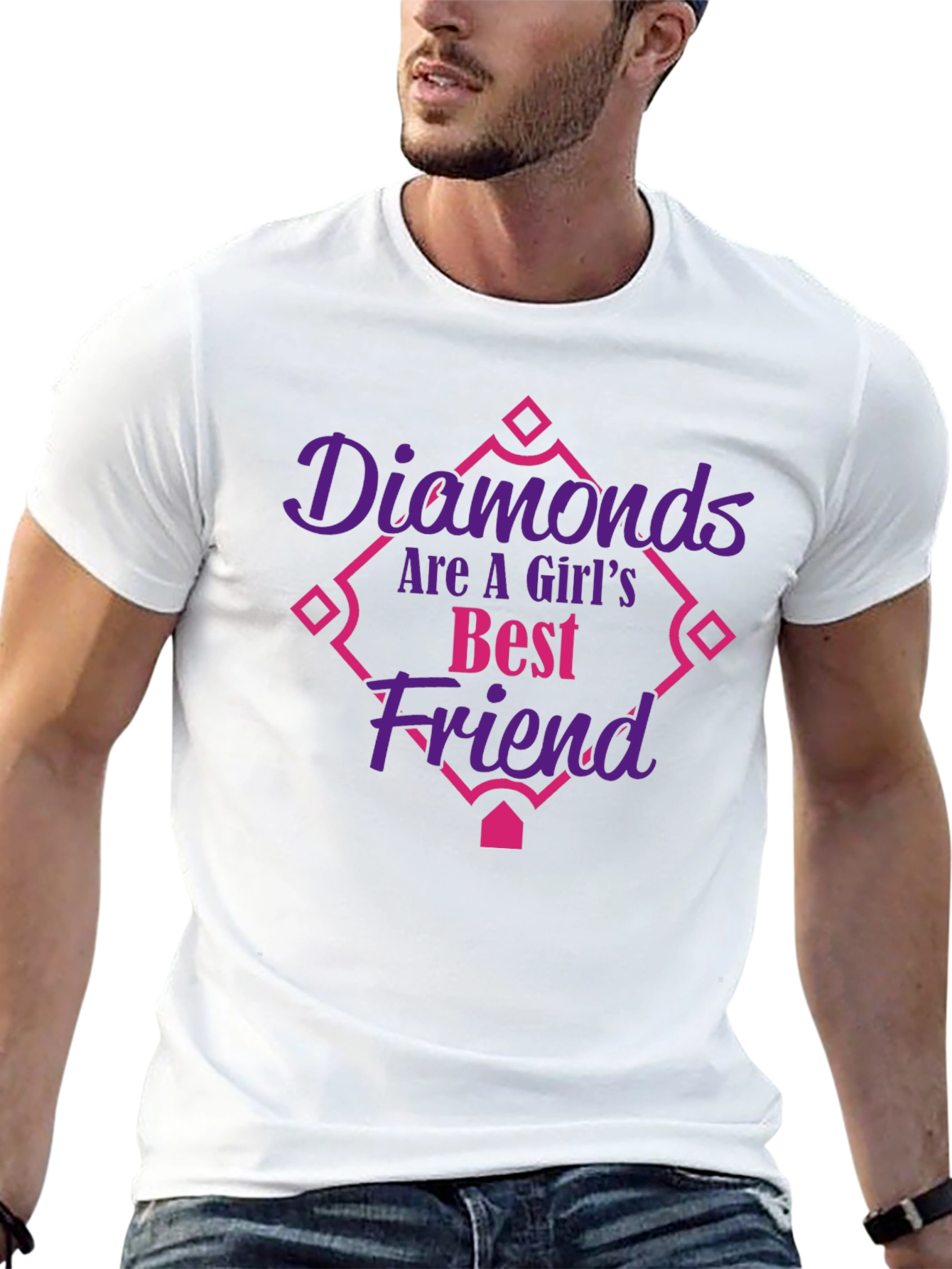 Diamonds Are A Girls Best Friend Graphic Tee