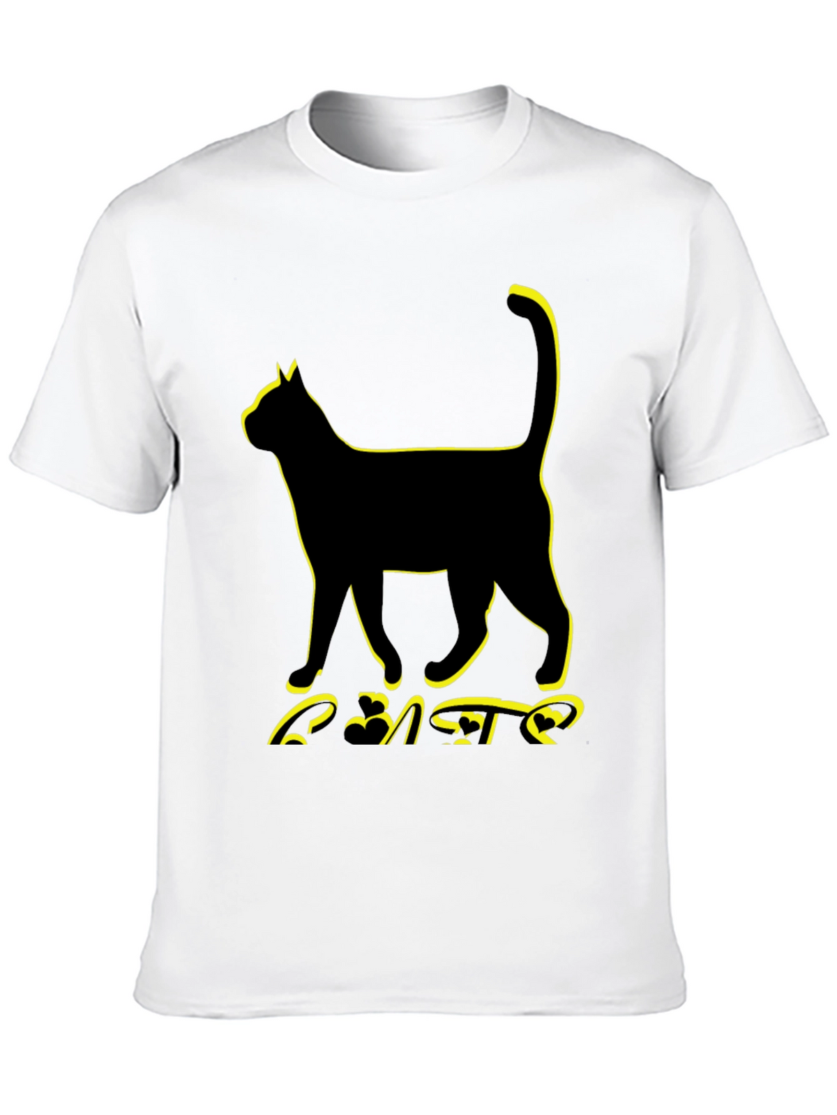 Black Cat Graphic Tee - Unisex Style