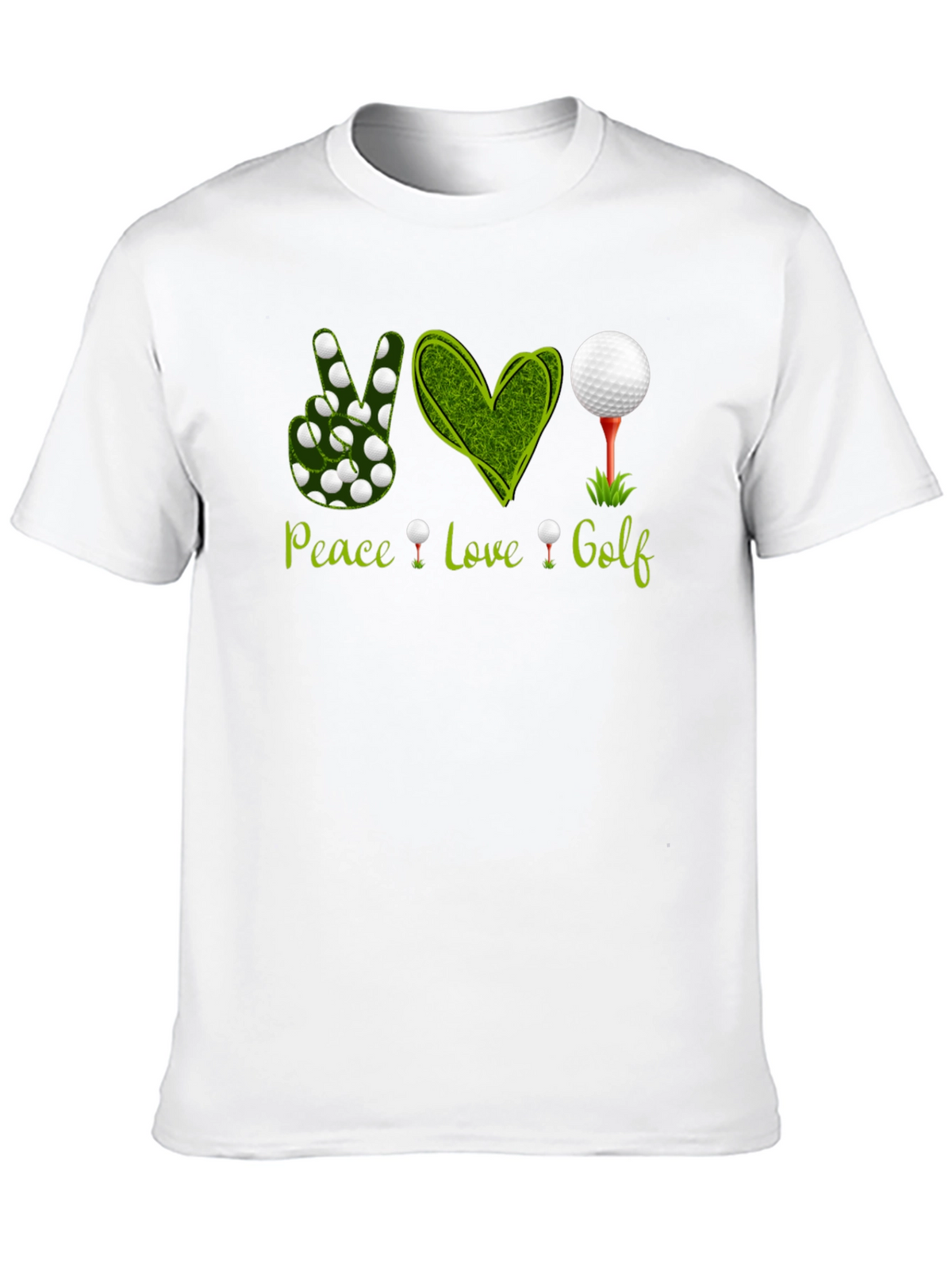 Peace Love Golf T-Shirt - Golfer Apparel