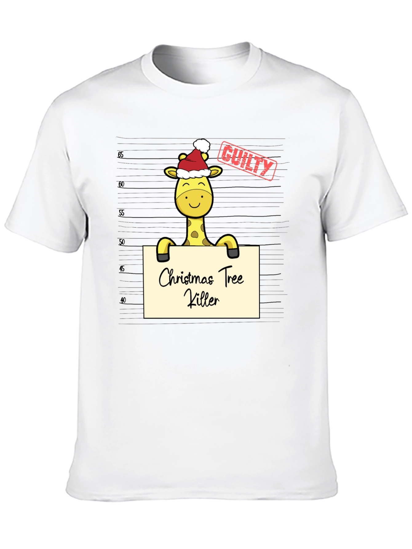 Christmas Tree Killer Giraffe Tee