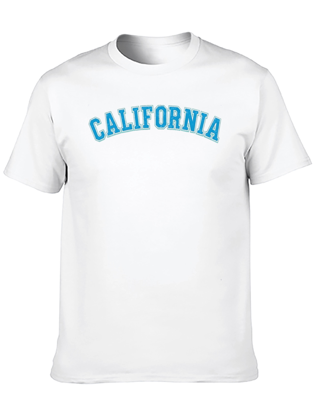 California T-Shirt - Classic Collegiate Style - Black