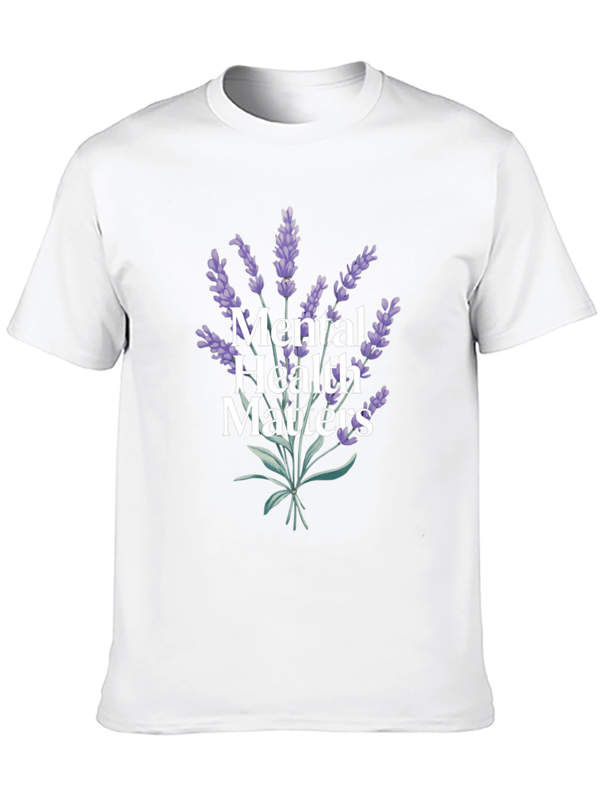 Mental Health Matters Lavender Graphic Tee