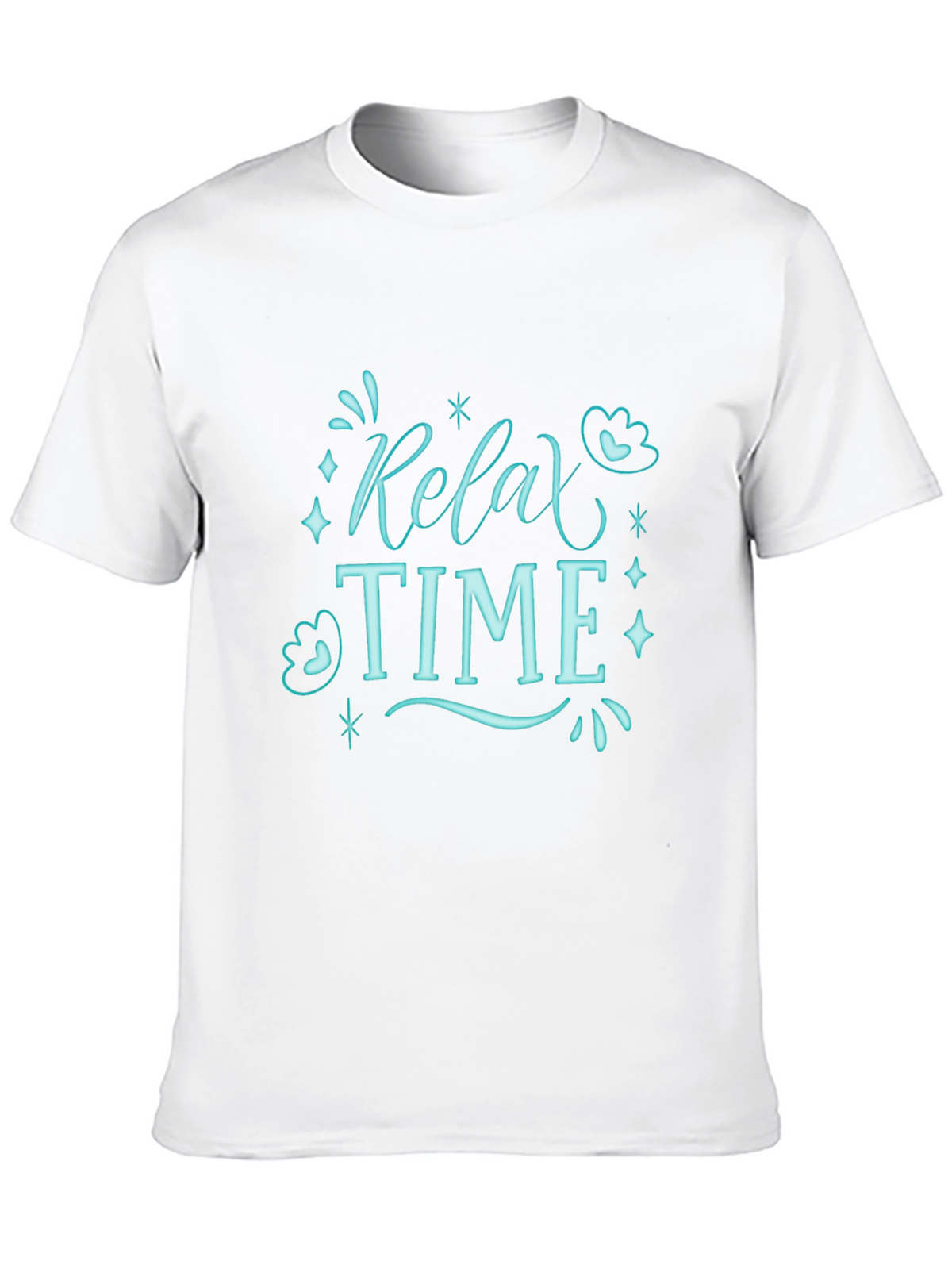 Relax Time Black Graphic Tee