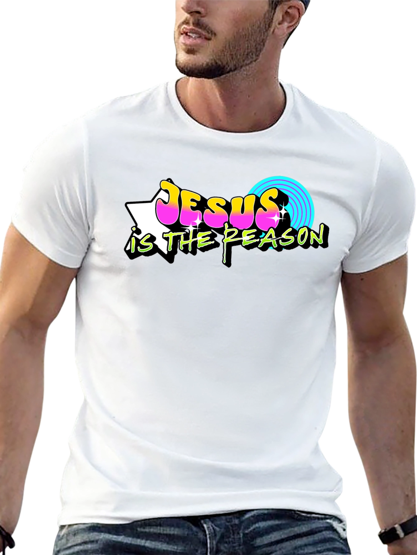 Jesus is the Reason Retro T-Shirt