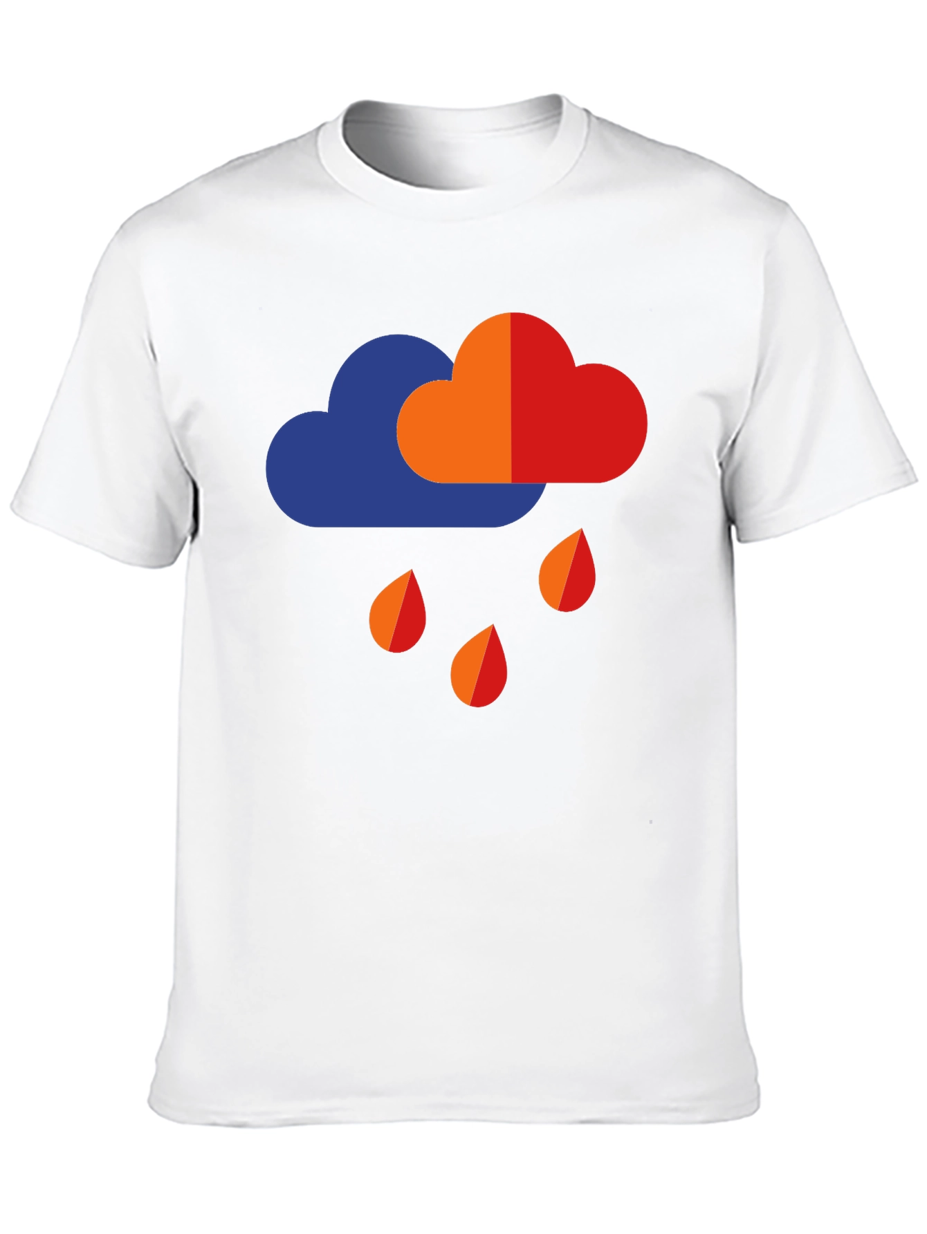 Rain Cloud Graphic T-Shirt - Weather Tee