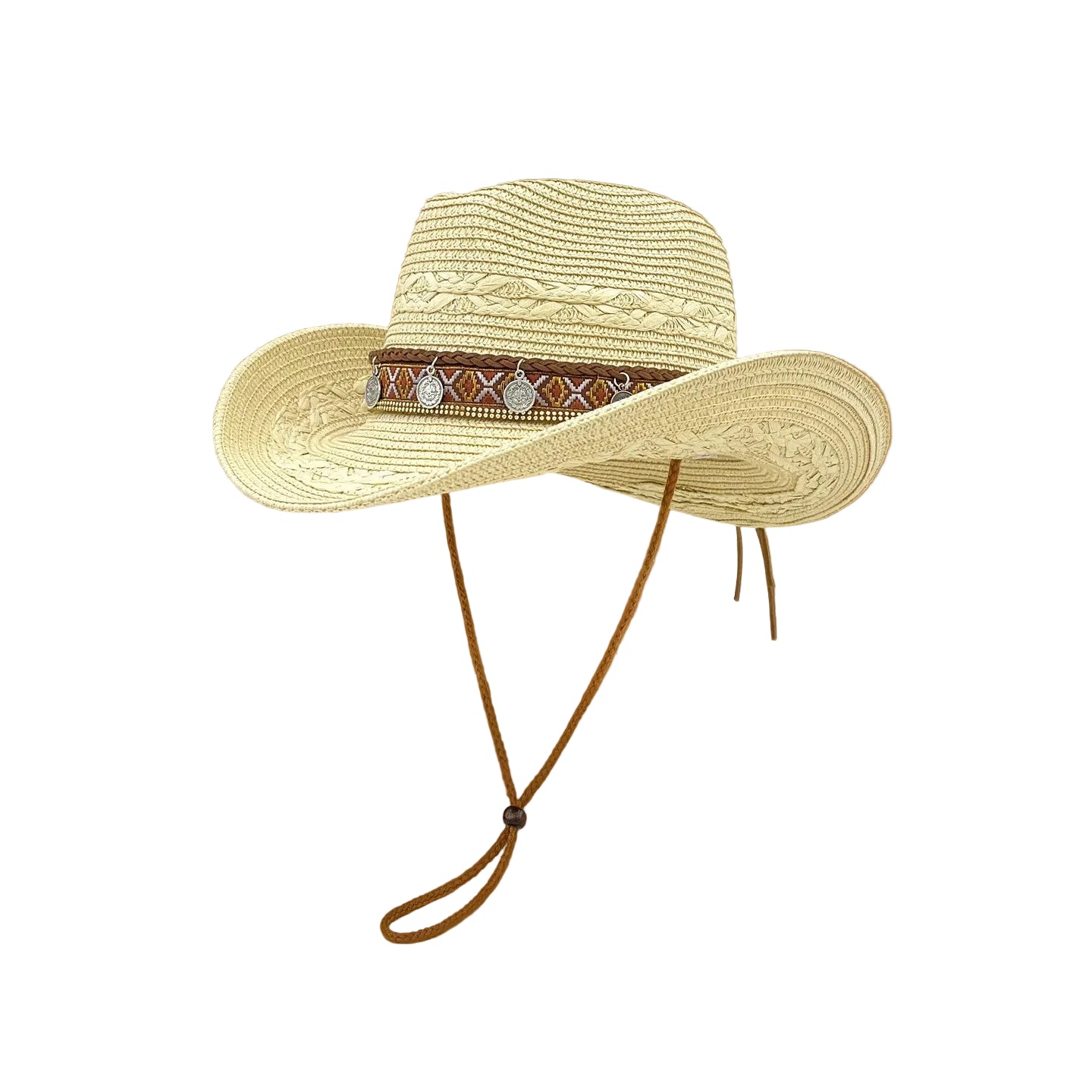Stylish Western Cowboy Sun Hat for Beach and Vacation Getaways