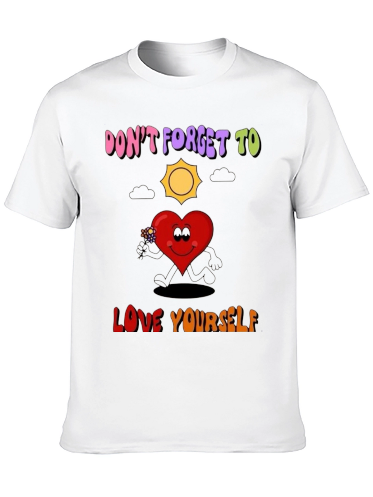Positive Vibes Black Graphic T-Shirt