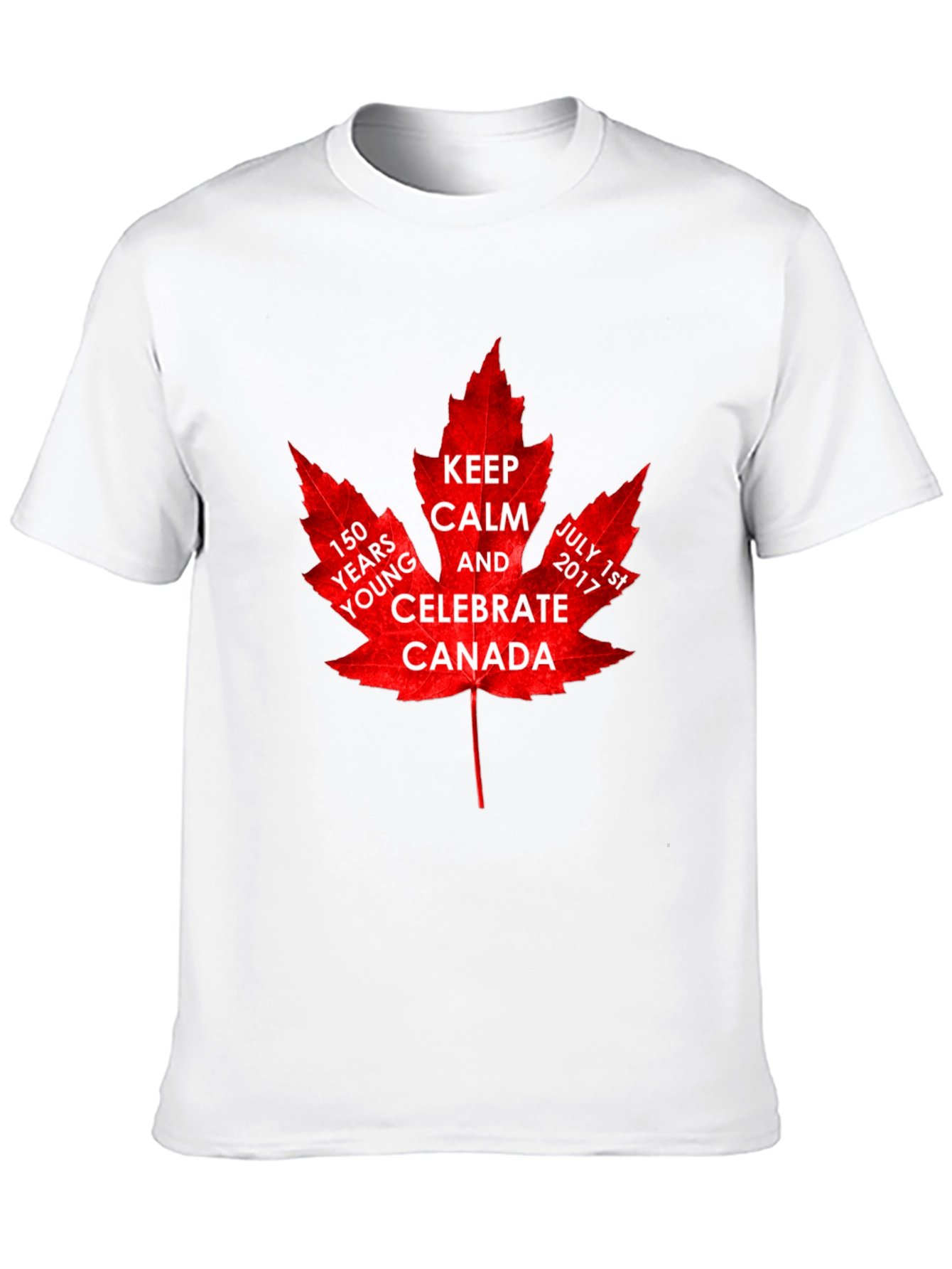 Canada 150th Celebration Maple Leaf T-Shirt