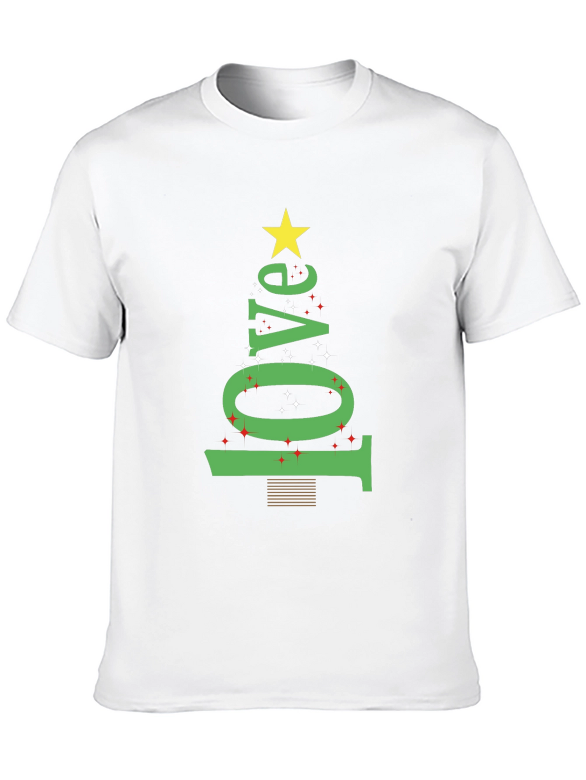 Festive Love Tree Graphic Tee - Holiday Edition
