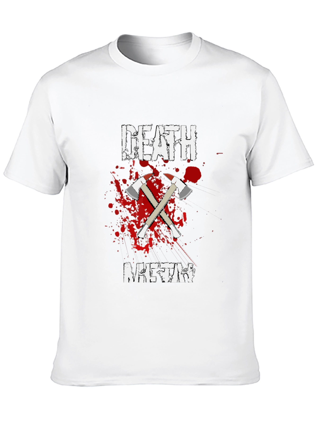 Death Meth T-Shirt - Crossed Axes Design