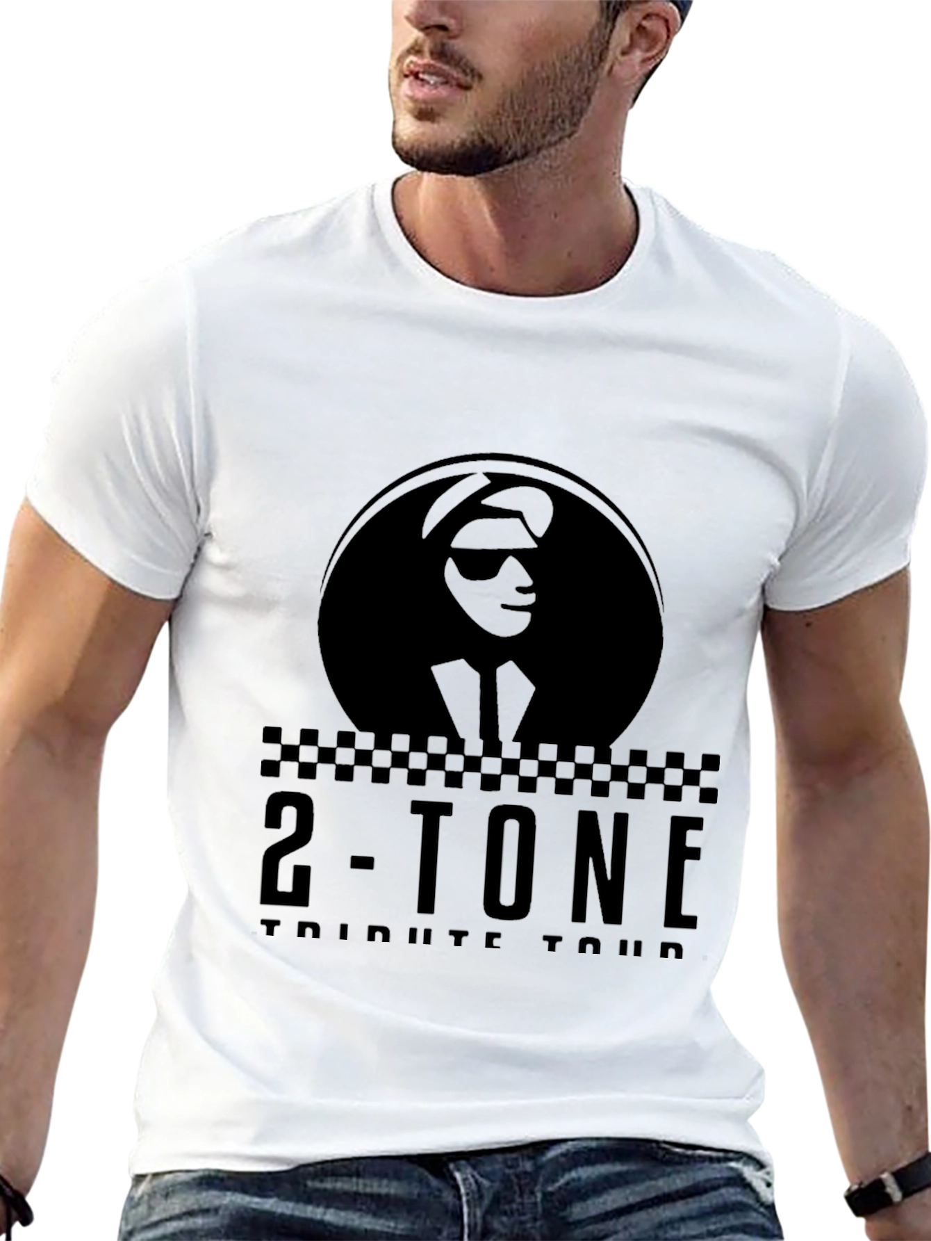 2-Tone Tribute Tour Black Graphic T-Shirt