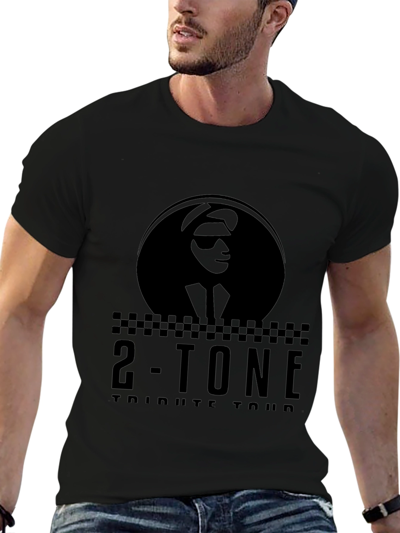 2-Tone Tribute Tour Black Graphic T-Shirt