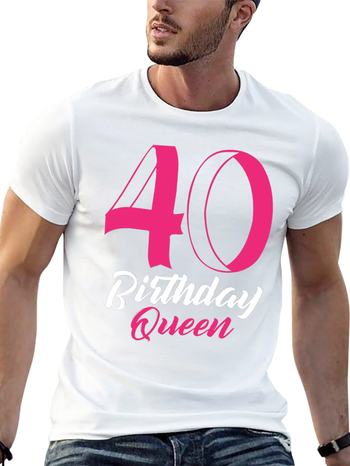 40th Birthday Queen Black T-Shirt