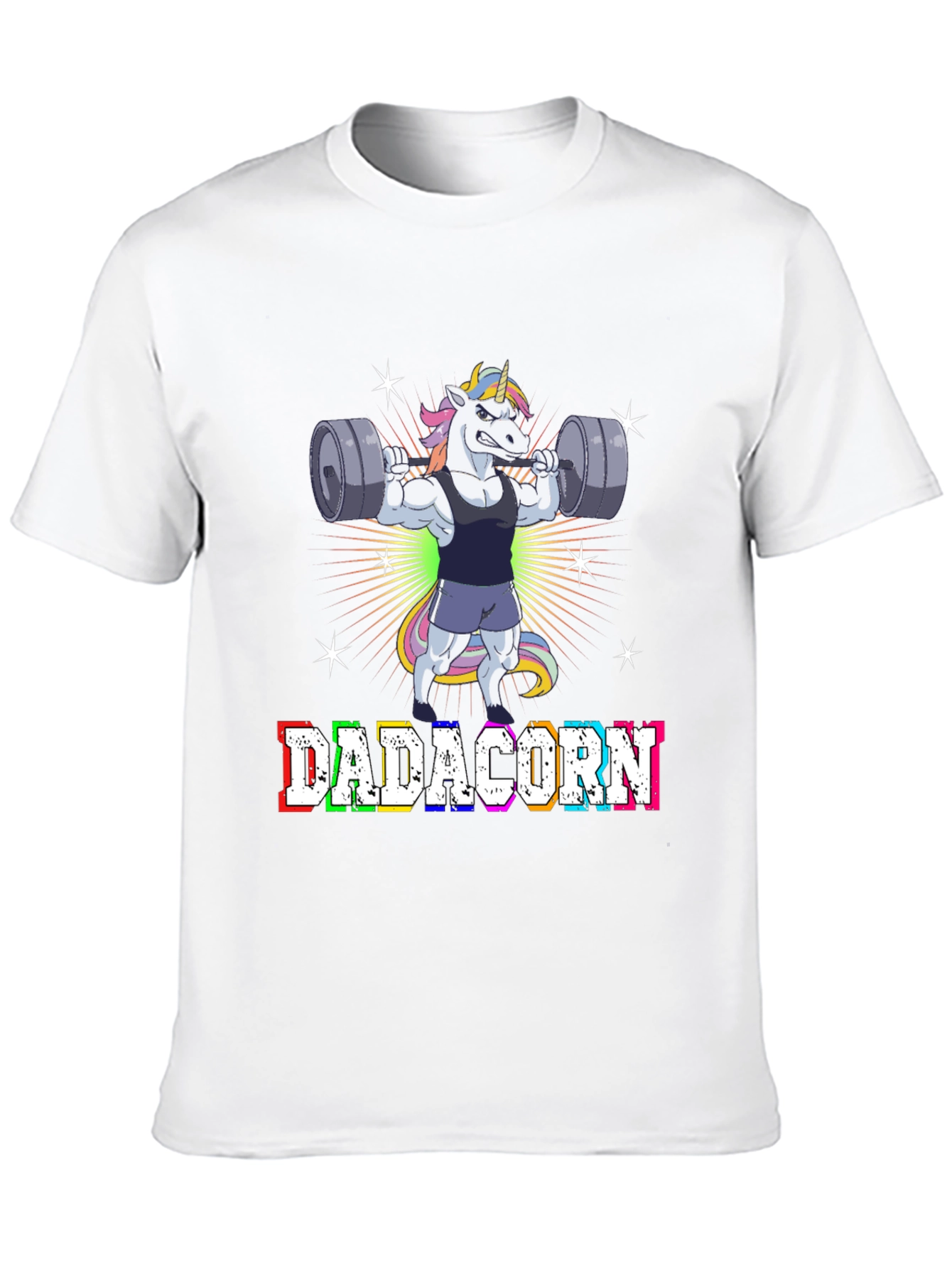 Dadacorn T-Shirt - Weightlifting Unicorn