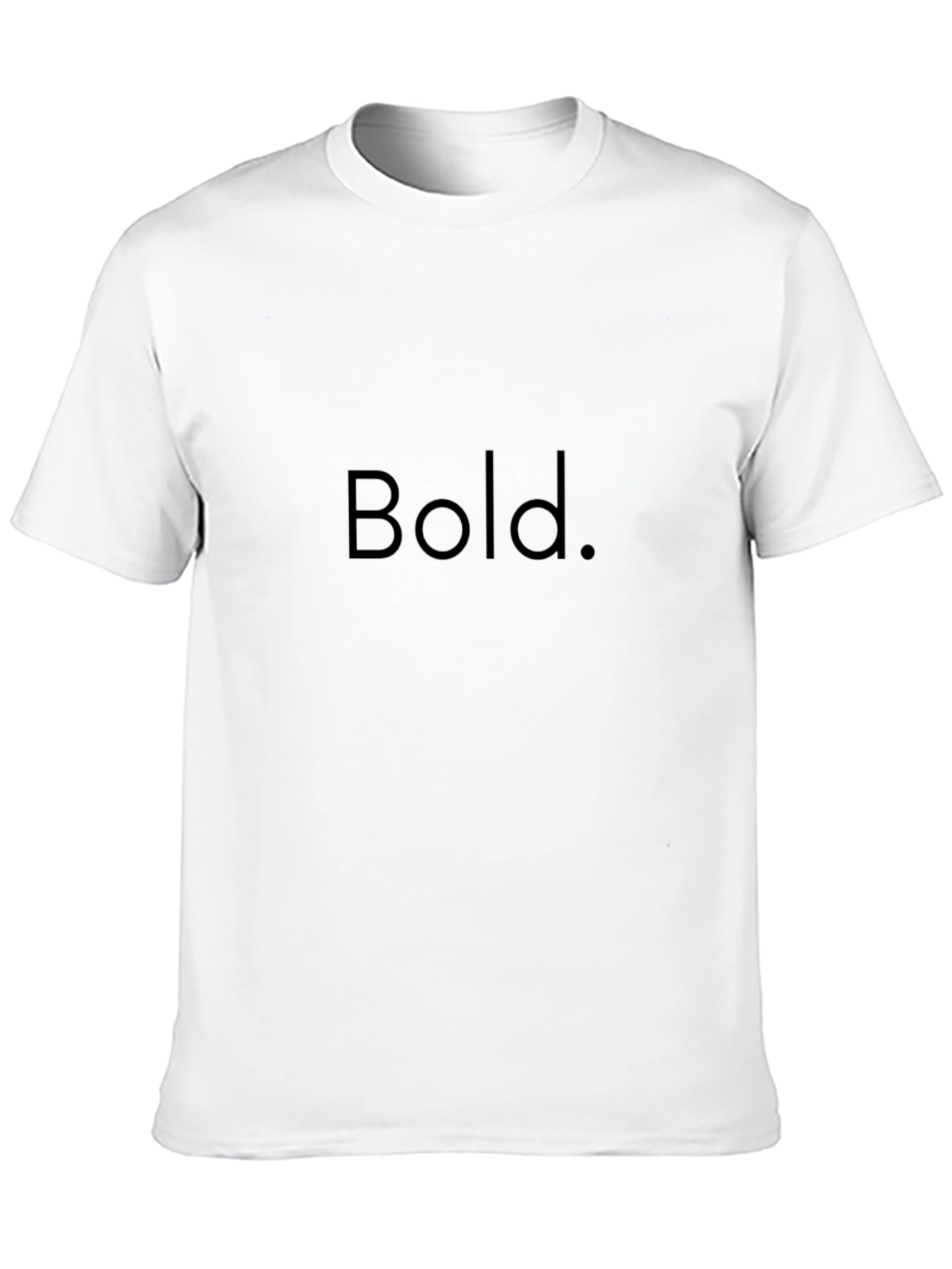 Bold Black T-Shirt - Modern Minimalist Design