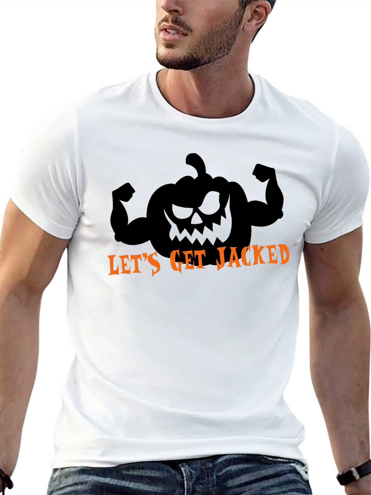 Lets Get Jacked Halloween Gym T-Shirt