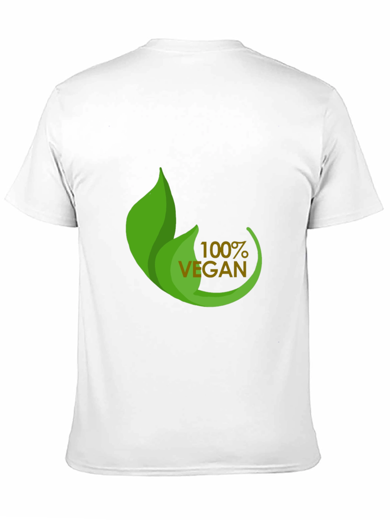 100% Vegan Black T-Shirt - Eco-Friendly Fashion